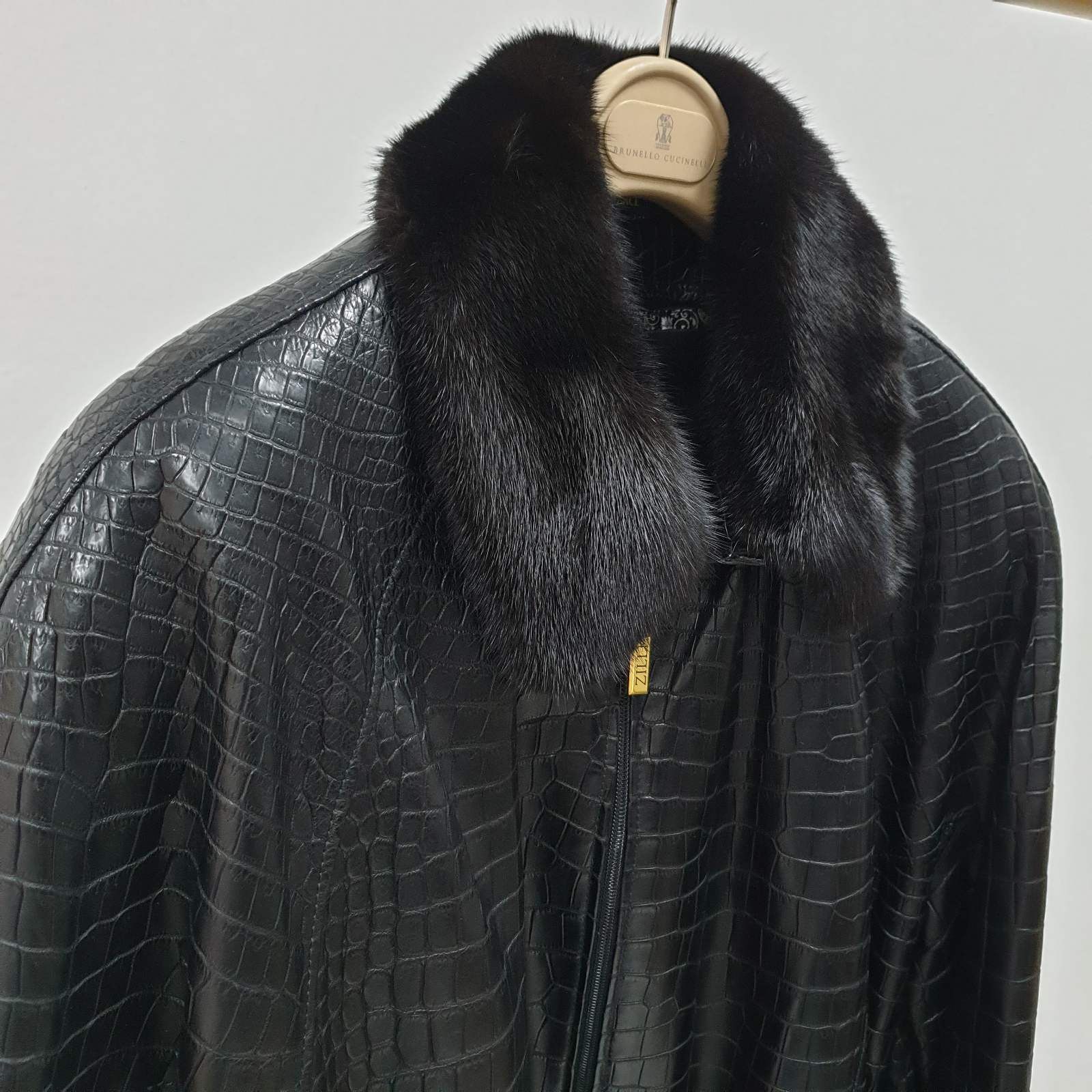 Zilli Zilli croco leather jscket Size US XXL / EU 58 / 5 - 3 Thumbnail