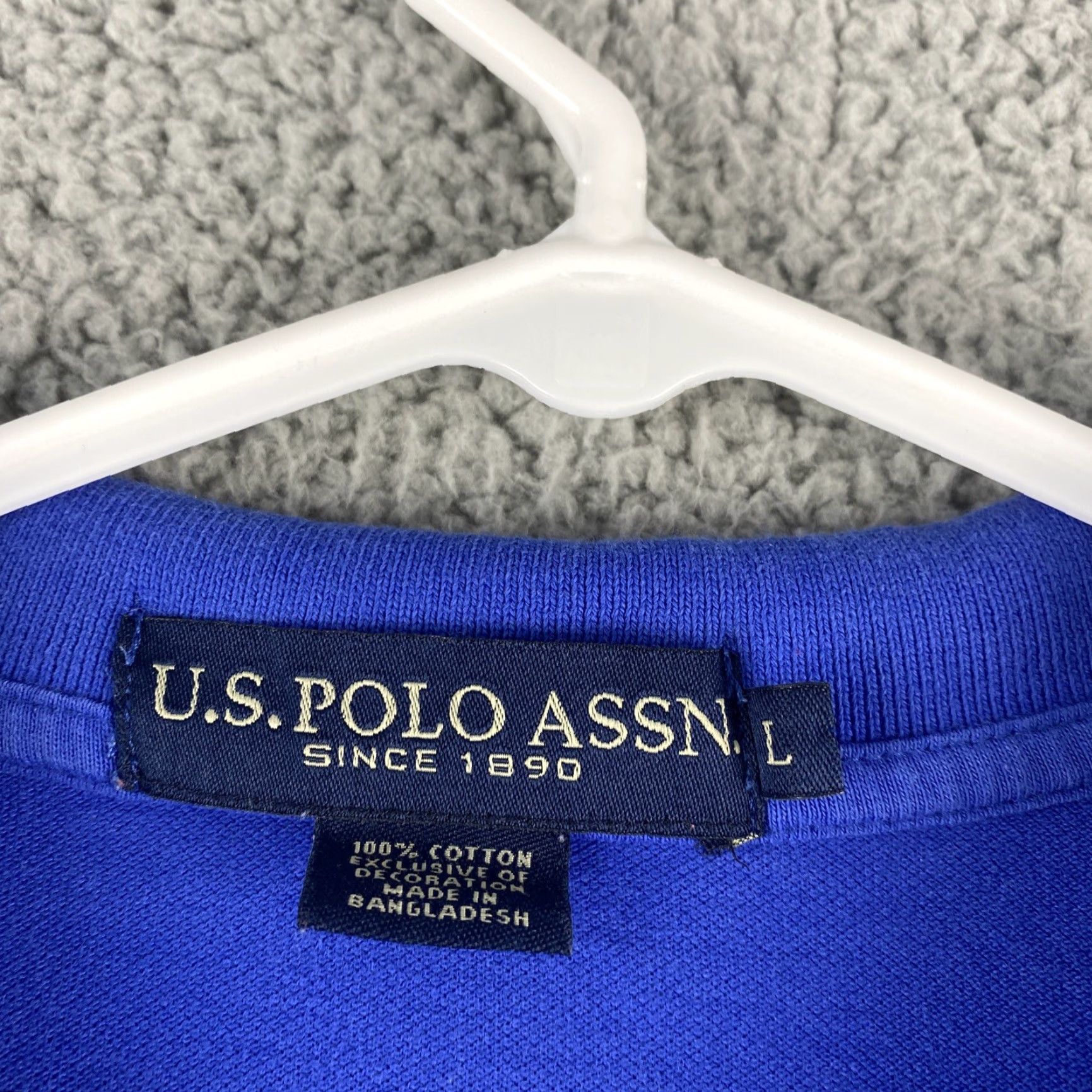 Polo Ralph Lauren Polo Ralph Lauren Men's Blue Short Sleeve Golf Shirt Size L Large/ 42-7 Size US L / EU 52-54 / 3 - 3 Thumbnail