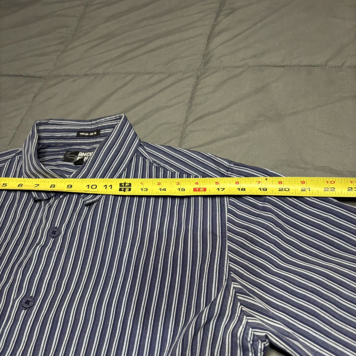 Anchor Blue Vintage Anchor Blue men’s stripped sz Large button up Y2K Size US L / EU 52-54 / 3 - 4 Thumbnail
