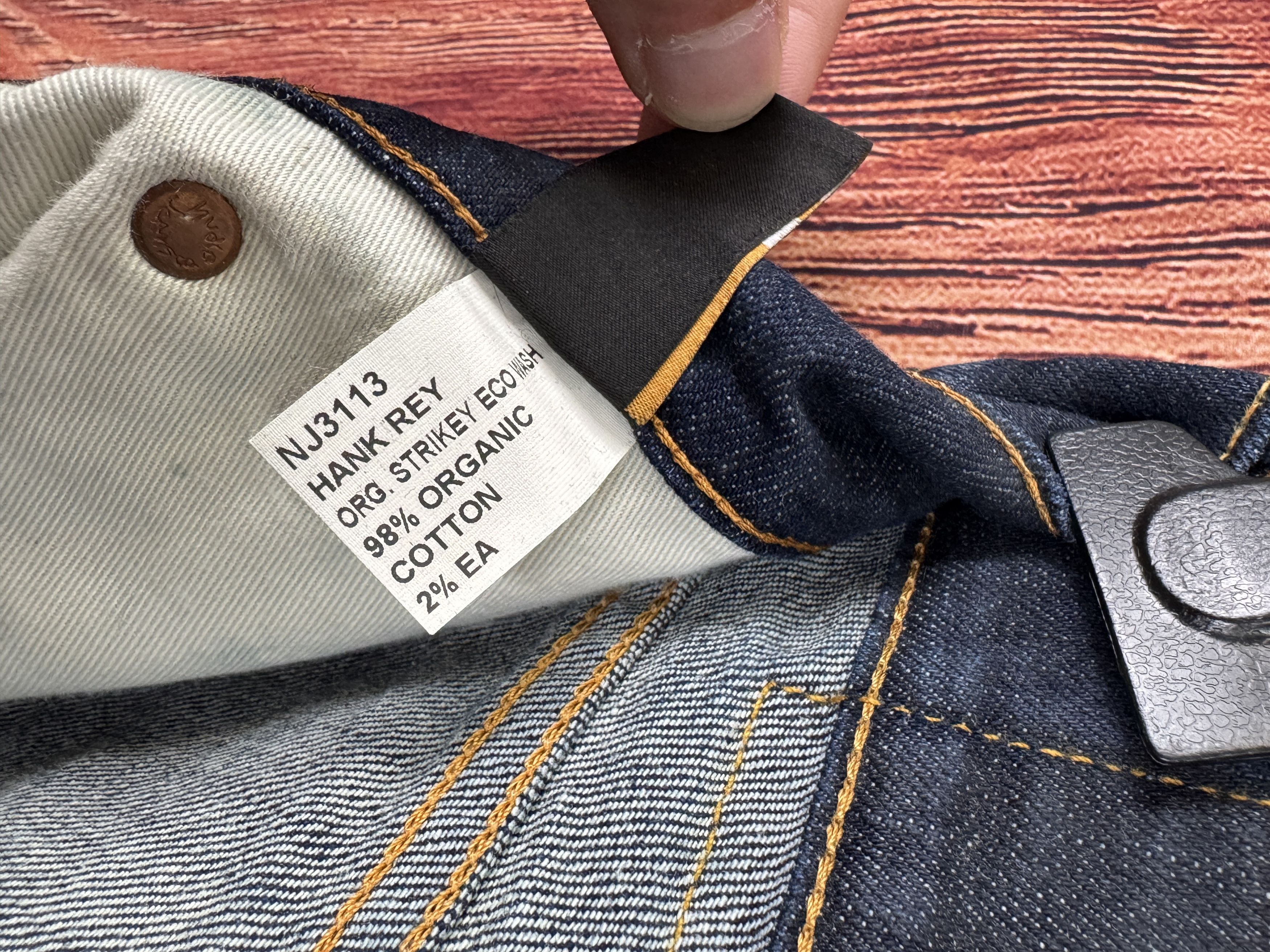 Nudie Jeans Nudie Jeans Hank Rey Denim Pant W33 L34 Made in Italy Size US 33 - 11 Thumbnail