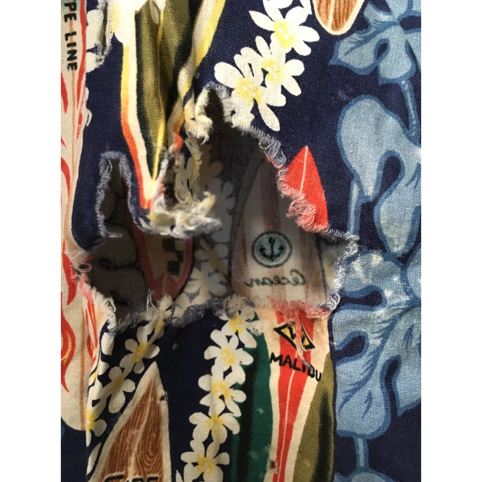 Vintage VINTAGE RJC Hawaiian Shirt Mens 2XL blue ALOHA Relax camp NEEDS REPAIRING Size US XXL / EU 58 / 5 - 3 Thumbnail