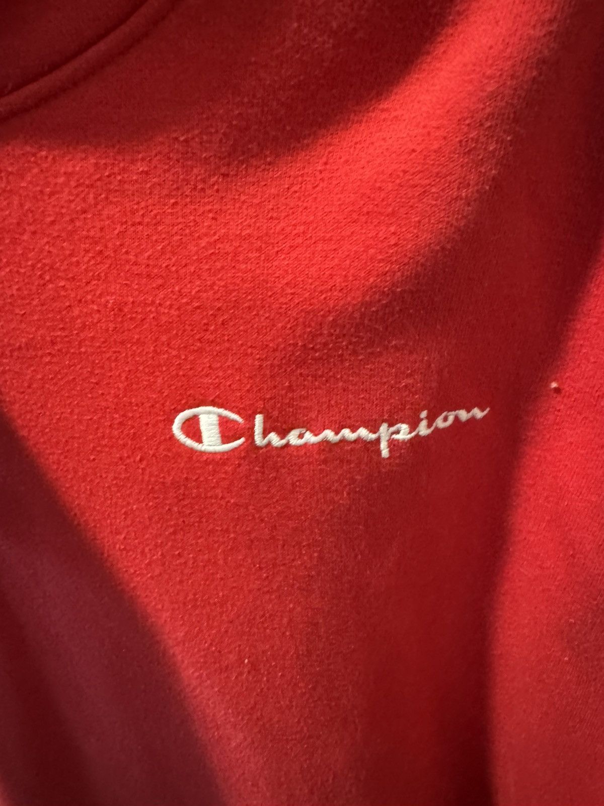 Champion Red Champion Athletic Hoodie Size US XL / EU 56 / 4 - 4 Thumbnail