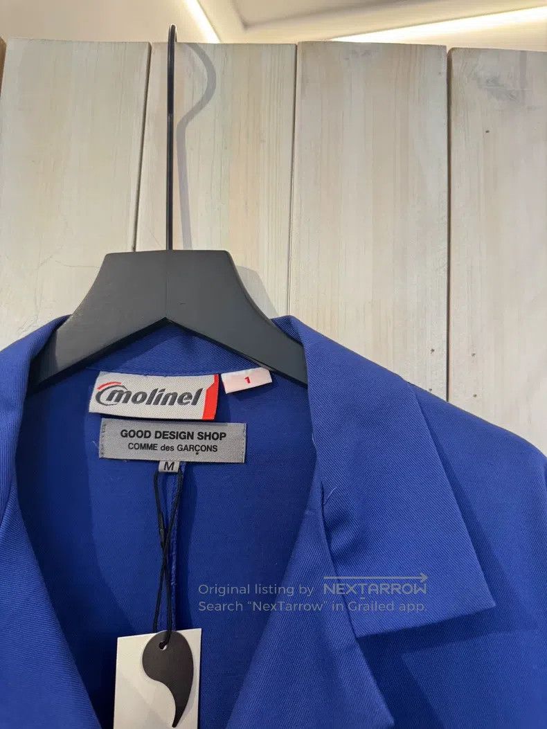 Comme des Garcons Comme Des Garcons Blue long coat Size M / US 6-8 / IT 42-44 - 4 Thumbnail