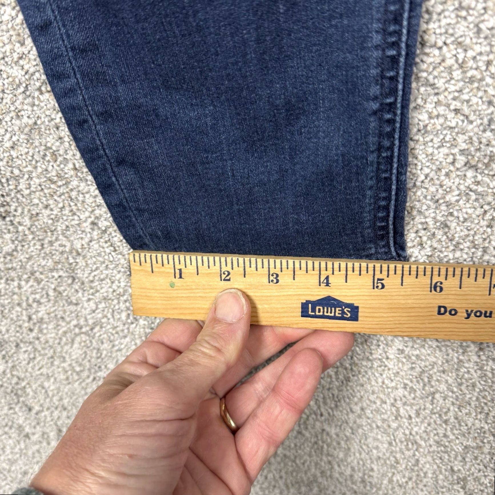 7 For All Mankind VINTAGE 7 For All Mankind Jeans 2 Dark Wash Ankle Skinny Clean Girl Womens Jeans Size 26" / US 2 / IT 38 - 3 Thumbnail