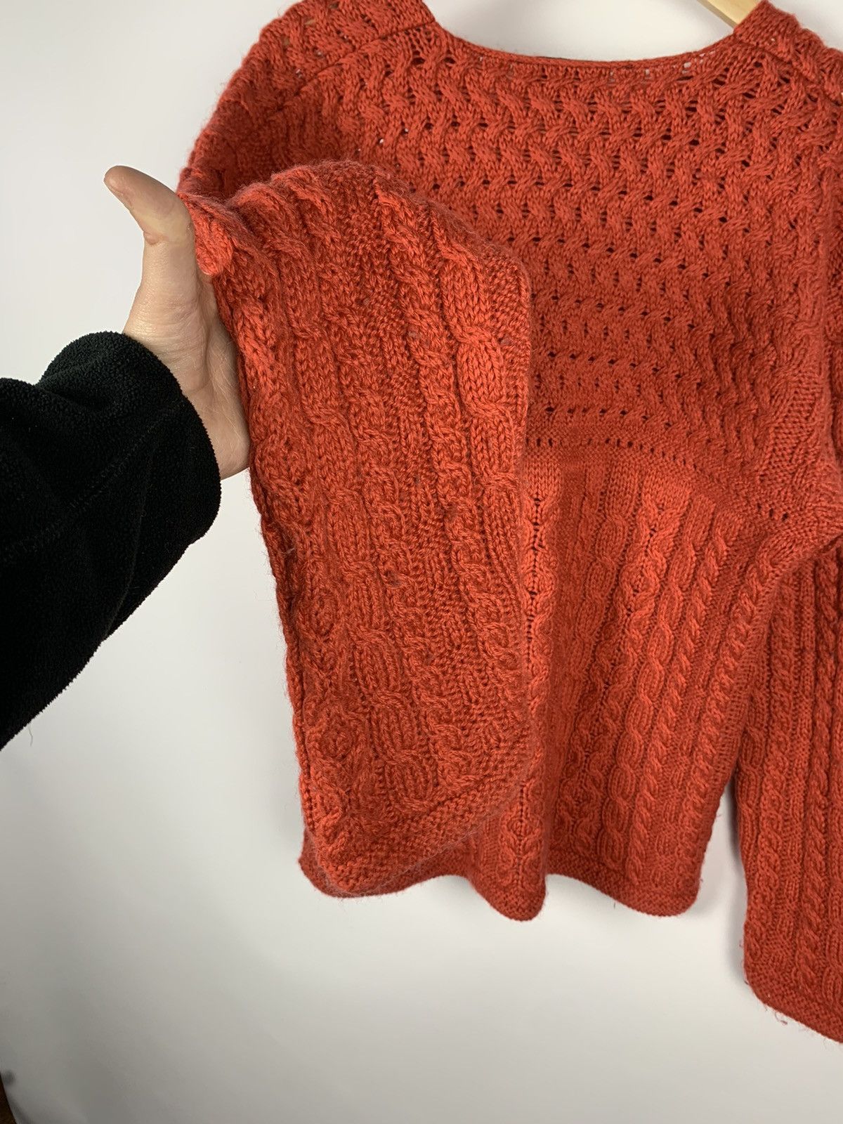 Aran Isles Knitwear Vintage Carraig Donn Cable Knit Wool Sweater Fisherman Sz L Size US L / EU 52-54 / 3 - 12 Thumbnail
