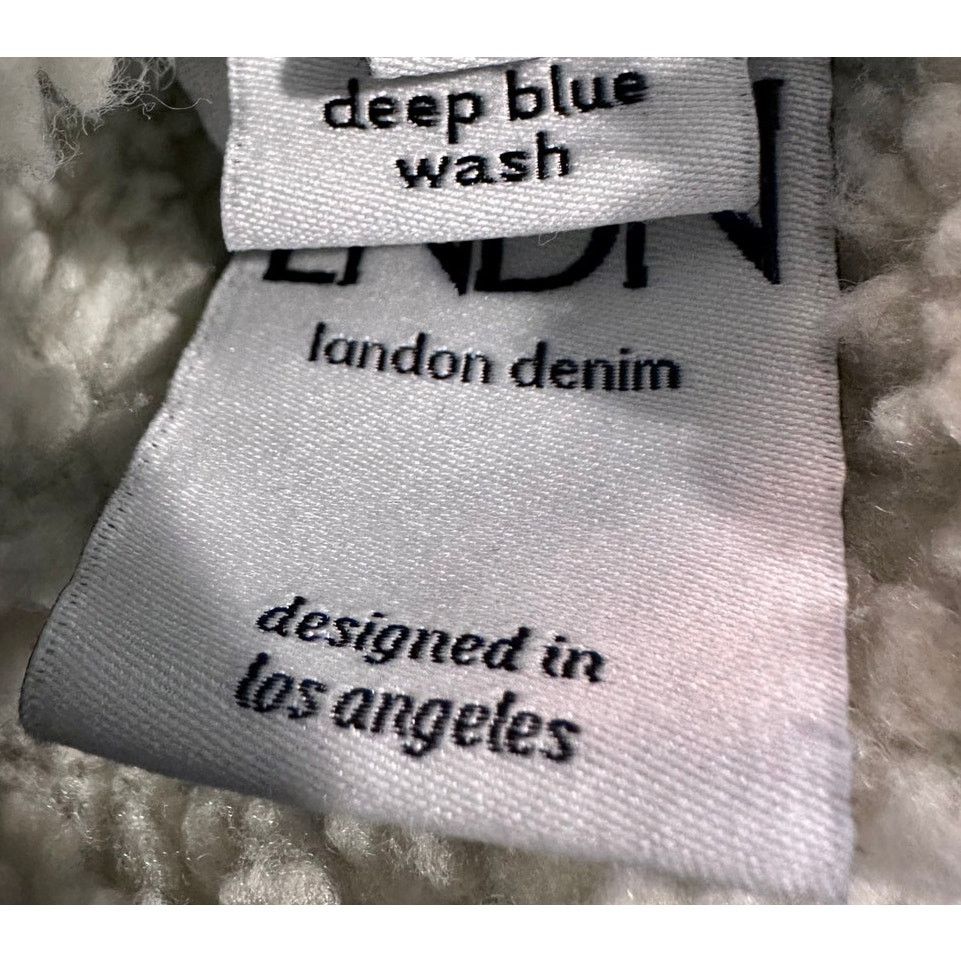 Other LNDN Landon Denim Sherpa Lined Jacket Medium Wash XS/S Size S / US 4 / IT 40 - 22 Thumbnail