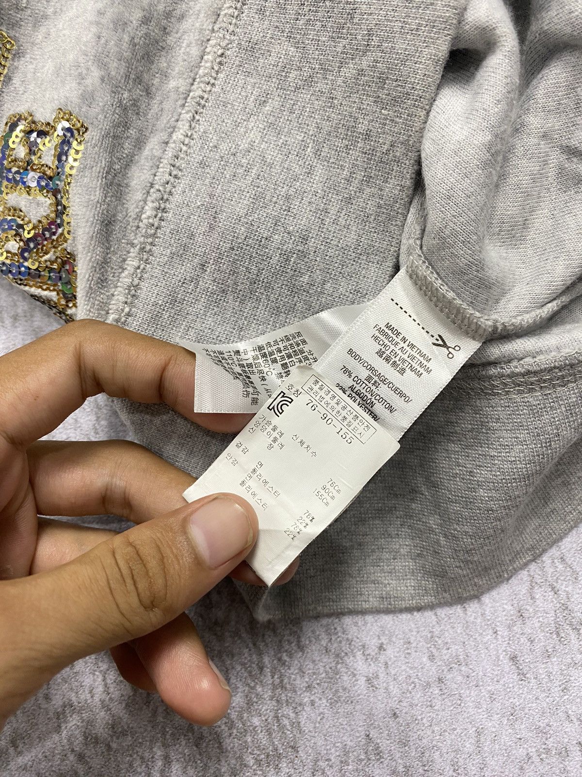 Juicy Couture × Vintage Y2K Vintage Juicy Couture Studed hoodie Size S / US 4 / IT 40 - 4 Thumbnail