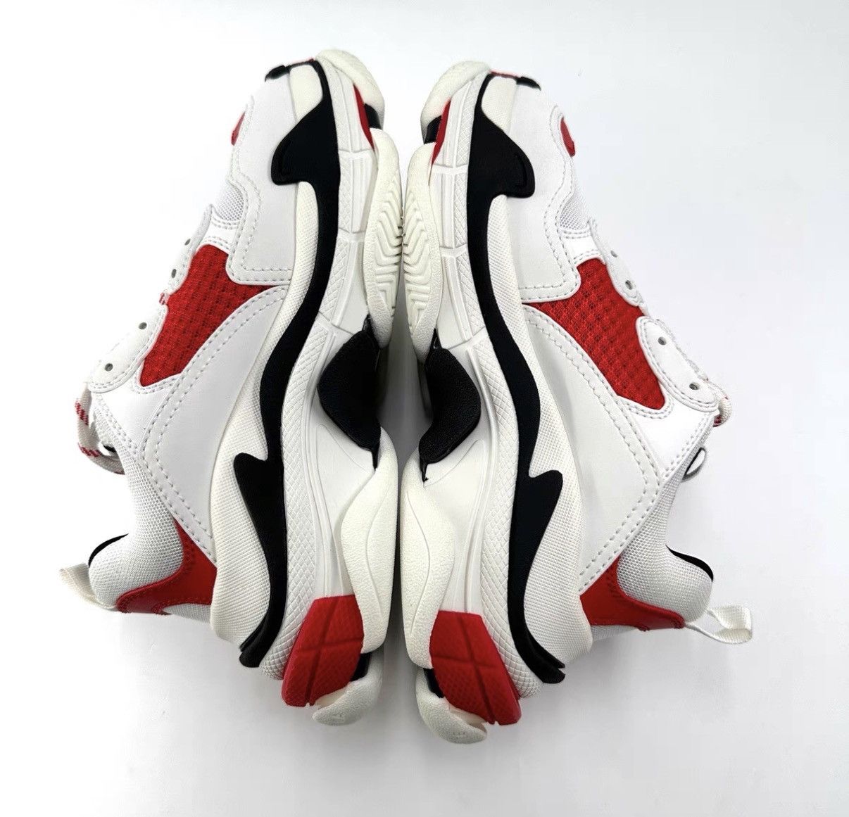 Balenciaga Balenciaga Triple S Grey Red Women's Dad Sneakers K12 Size US 6 / IT 36 - 6 Thumbnail