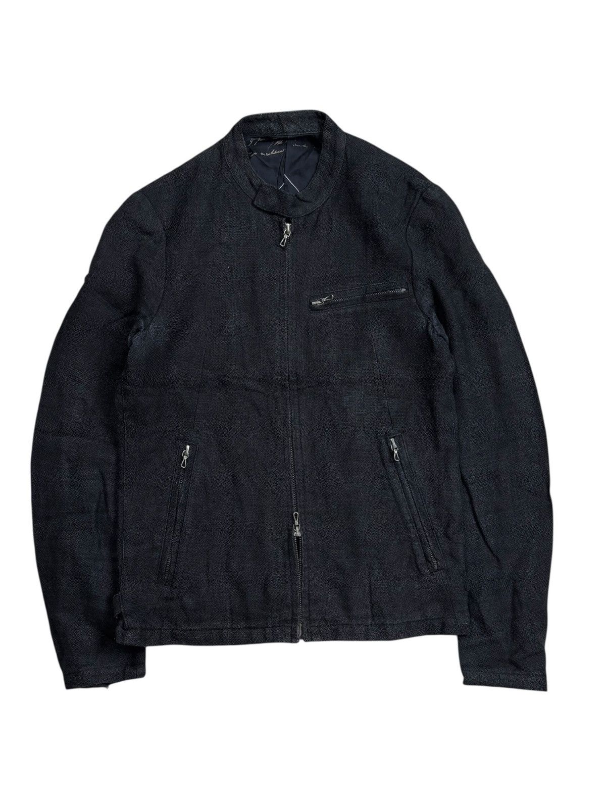Kazuyuki Kumagai Attachment Archive Kayuzuki Kumagai - Riri Zips Canvas Rider Jacket Size US M / EU 48-50 / 2 - 2 Thumbnail