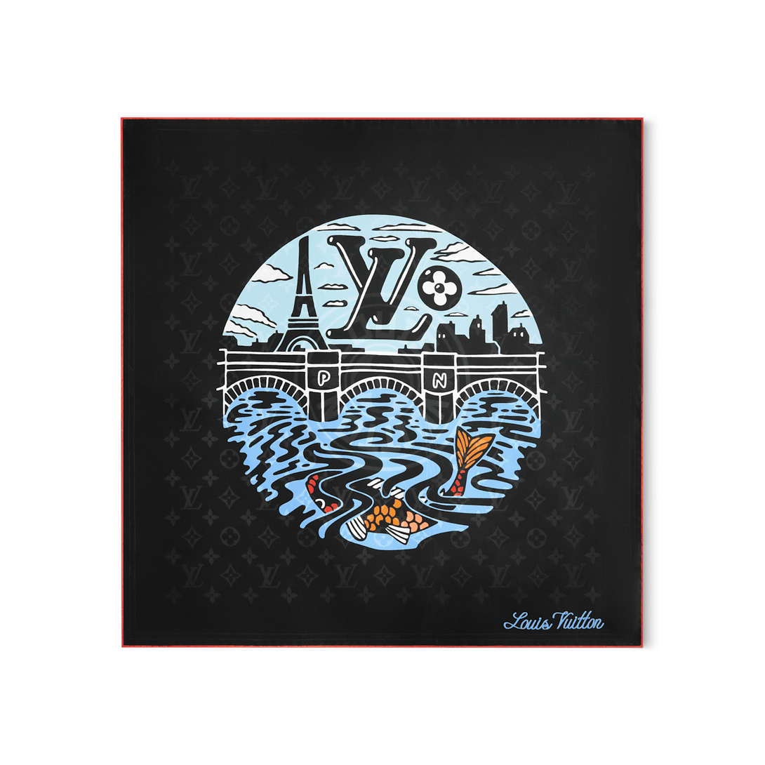 LV City Stamp Bandana