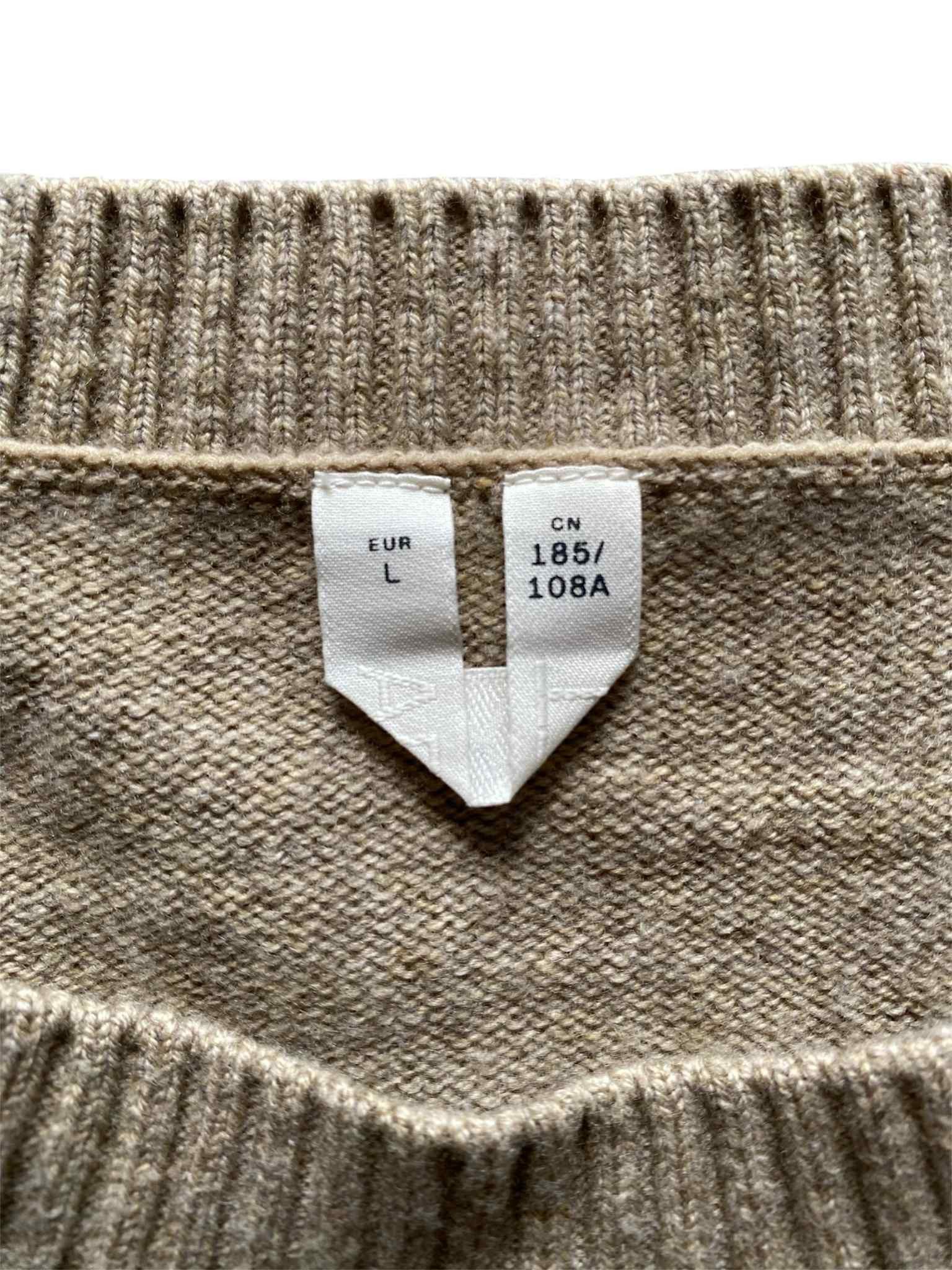 Arket Arket Clean Pullover Sweater Beige Size US L / EU 52-54 / 3 - 3 Thumbnail