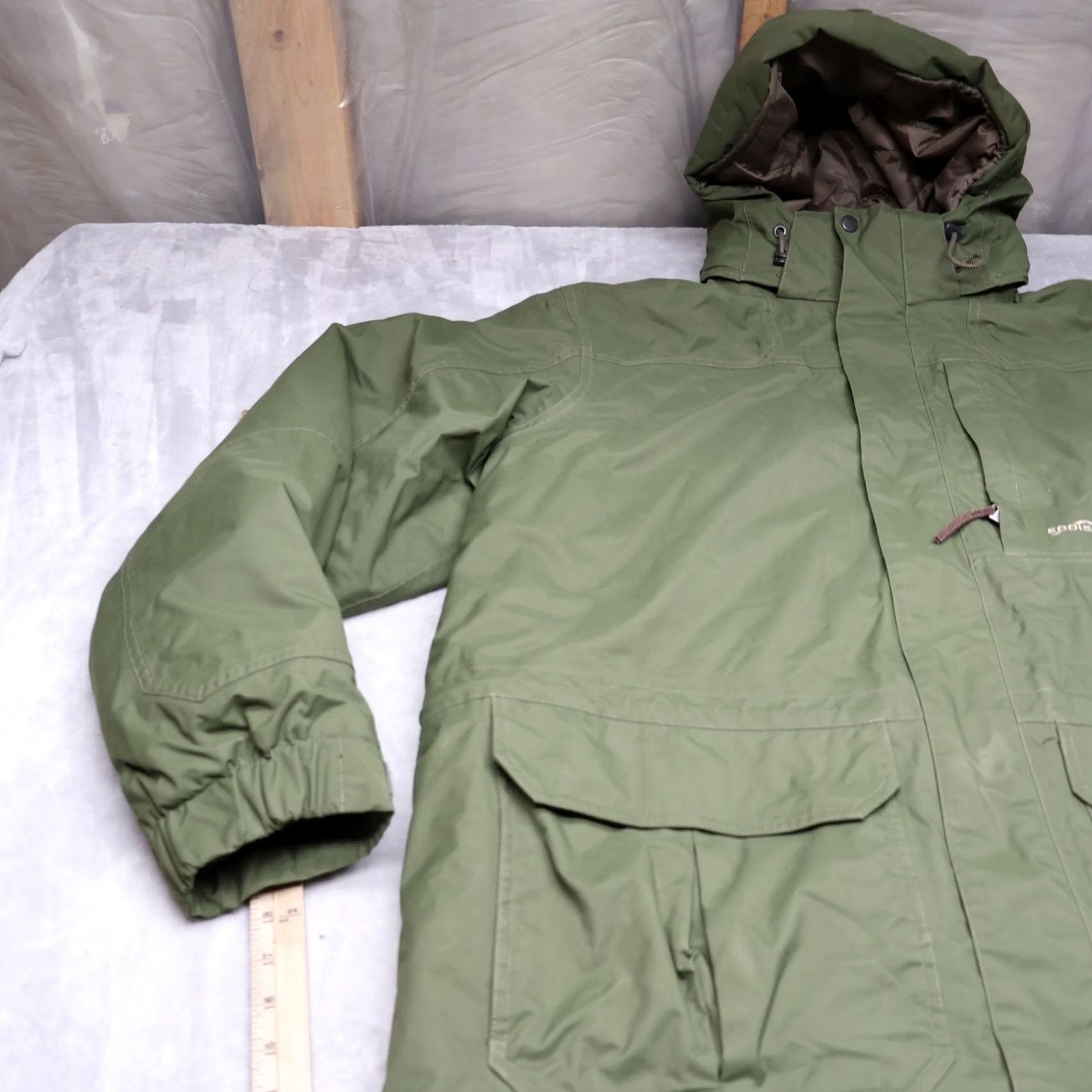 Eddie Bauer Eddie Bauer WeatherEdge Parka Jacket Men XL Green Weather Resistant Insulated Coat Winter Size US XL / EU 56 / 4 - 2 Thumbnail