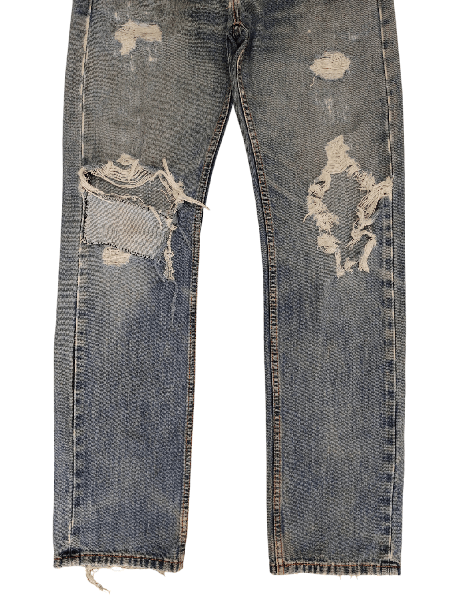 Levi's Vintage Clothing Vintage Y2k Levis 505 Distress Destroy Knee Sand Wash Jeans Size US 31 - 5 Thumbnail