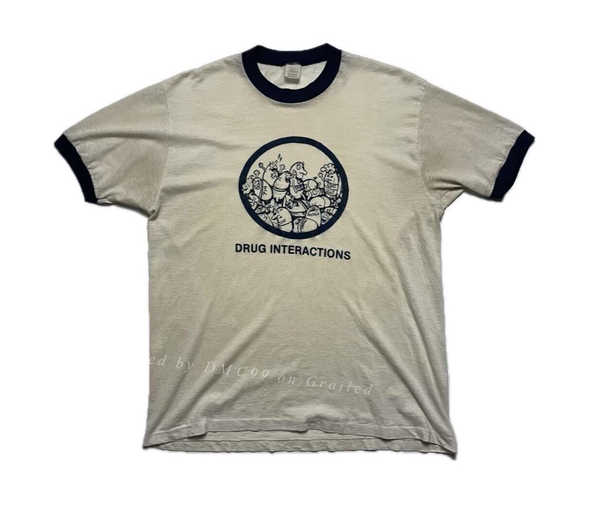 Vintage Vintage 1970s-80s Science Ringer Tee Size M / US 6-8 / IT 42-44 - 1 Thumbnail