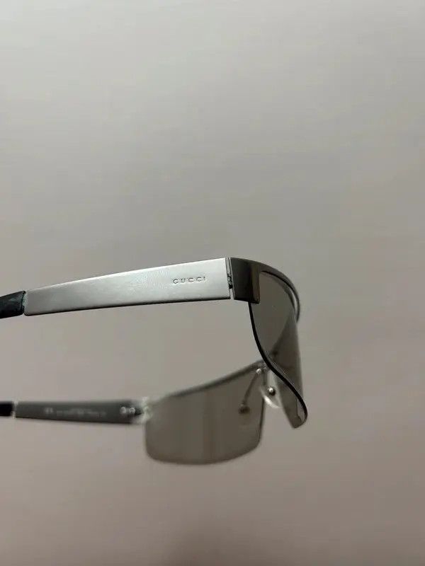 Gucci Gucci Sunglasses Steel Mask Sport Shield Pop Vintage Size ONE SIZE - 1 Thumbnail