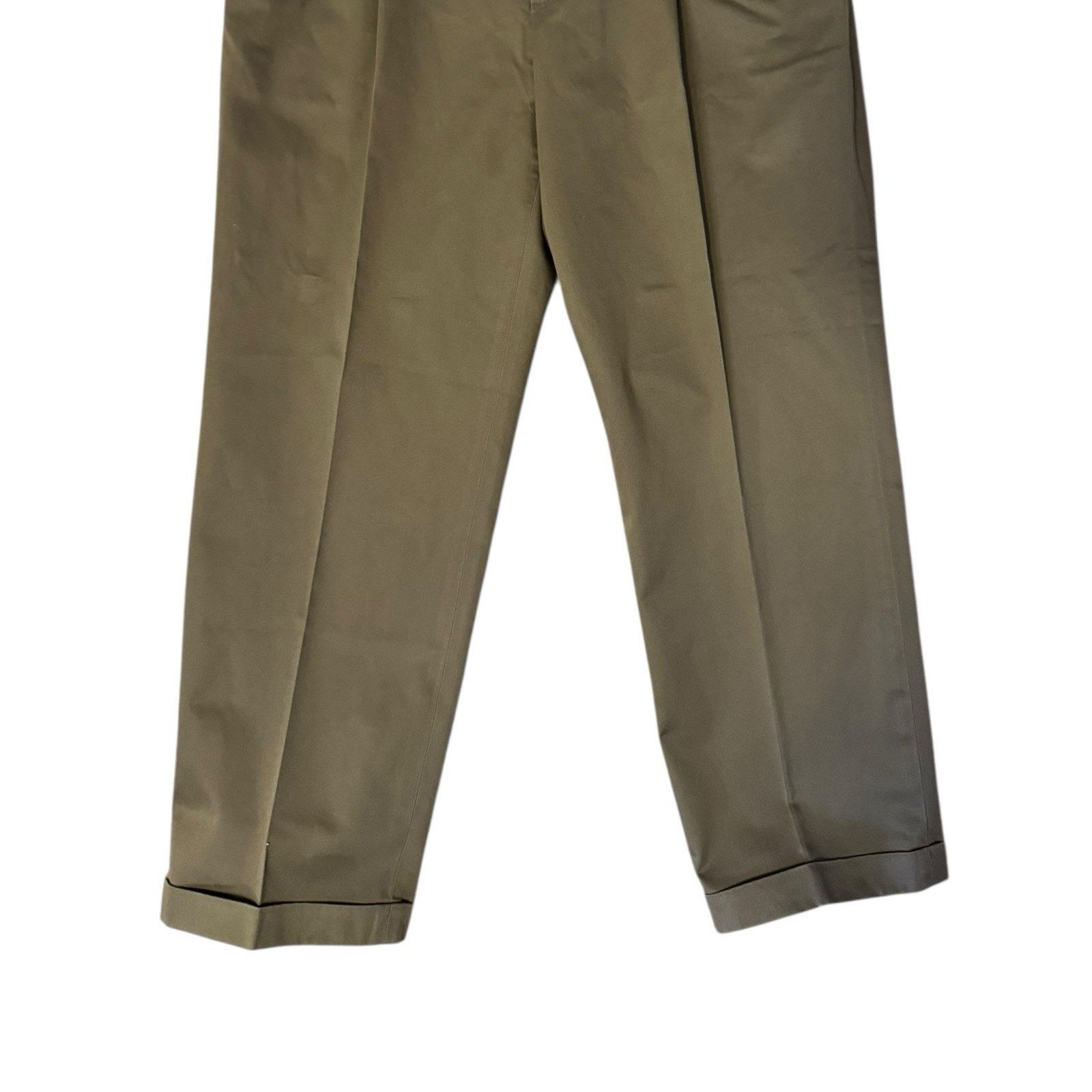 Jos. A. Bank Jos A Banks NEW Traveler ‘s Twill Pants 36x29 Pleated Cuffs Size US 36 / EU 52 - 3 Thumbnail