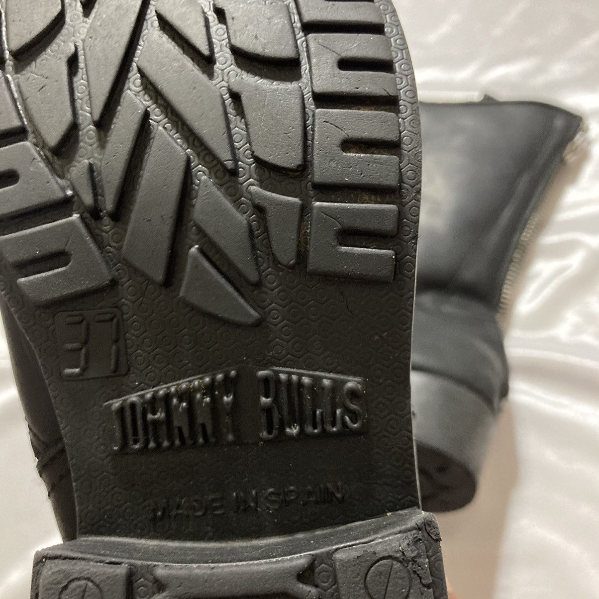 Dirk Bikkembergs JOHNNY BULLS - Western Leather Biker Boots Bondage Zip Back Size US 5 / EU 37 - 15 Thumbnail