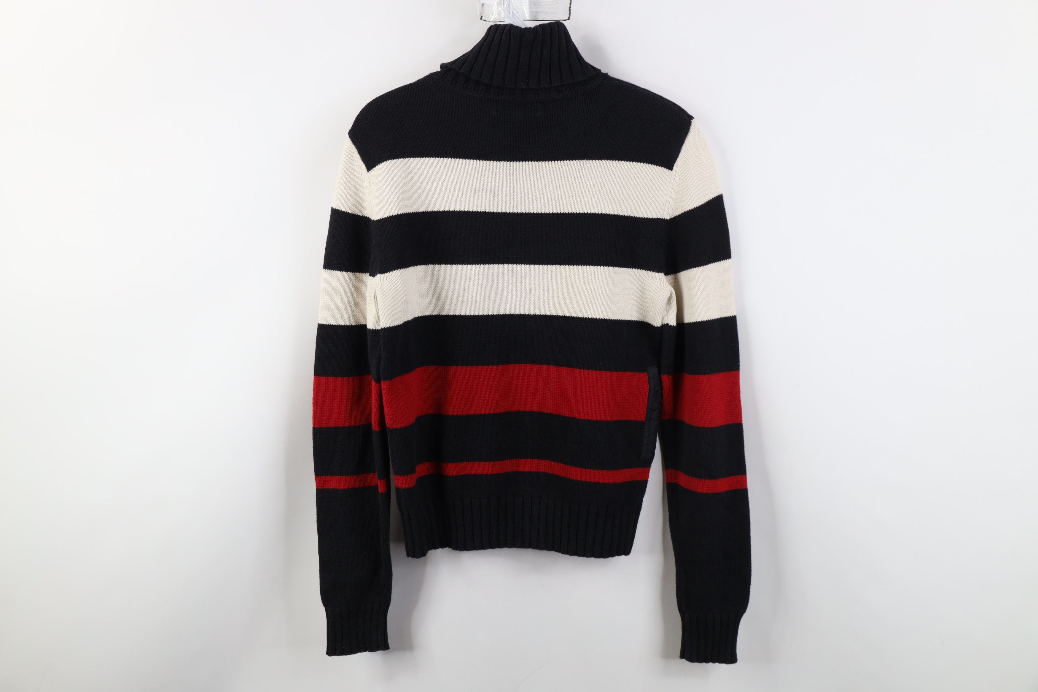 Polo Ralph Lauren Vintage 90s Ralph Lauren Striped Knit Turtleneck Sweater Size M / US 6-8 / IT 42-44 - 11 Thumbnail