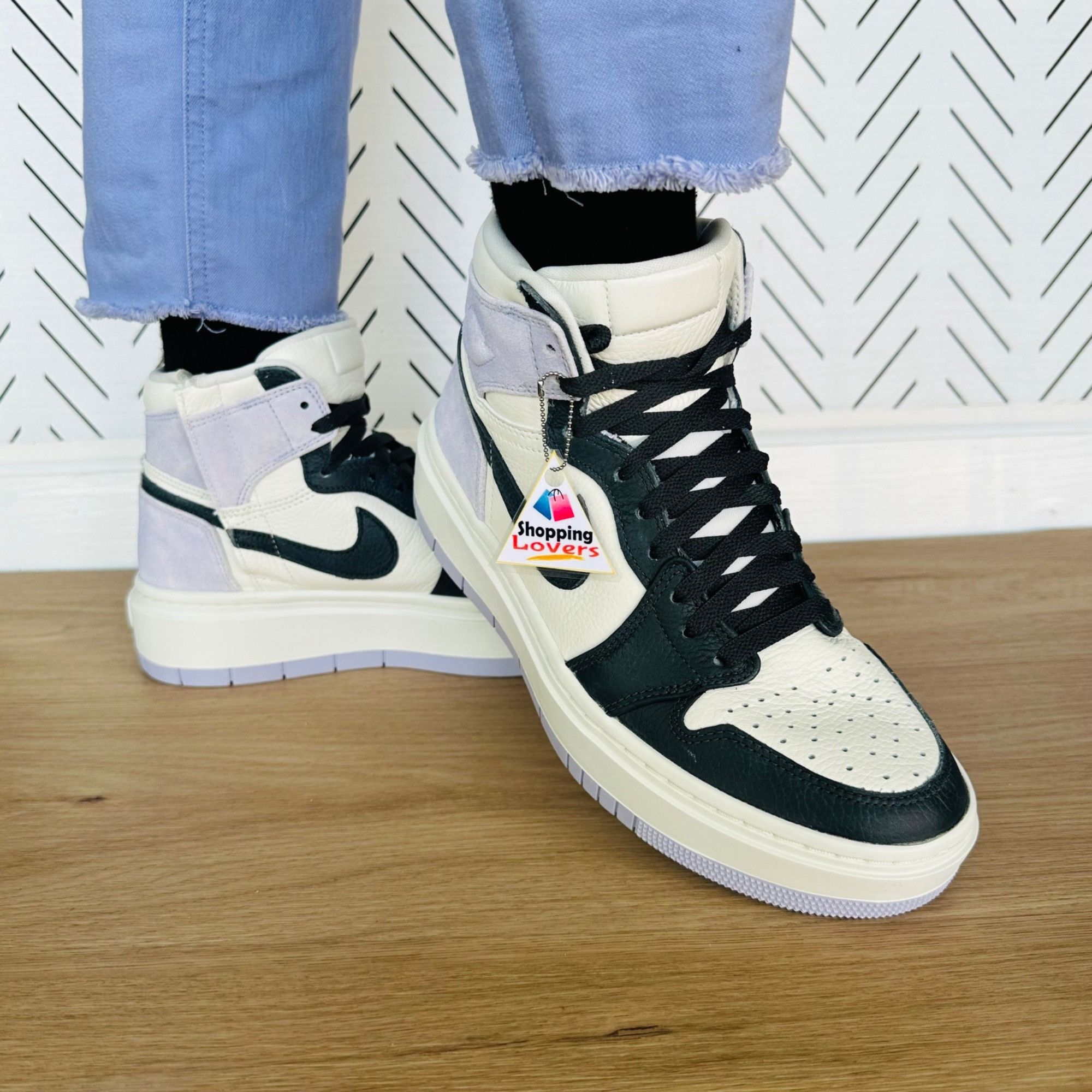 Nike ❤️Rare Air Jordan 1 Elevate Titanium 8.5 Womens Shoes Sneake Size US 8.5 / IT 38.5 - 3 Thumbnail