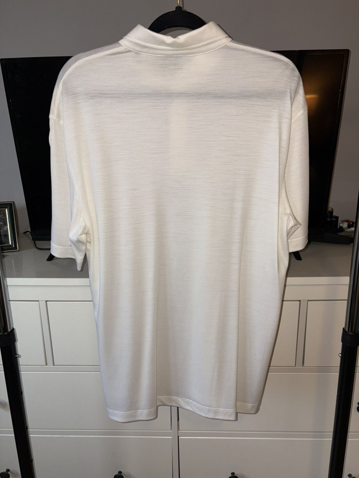 Ermenegildo Zegna Ermenegildo Zegna White Polo Size US L / EU 52-54 / 3 - 2 Thumbnail