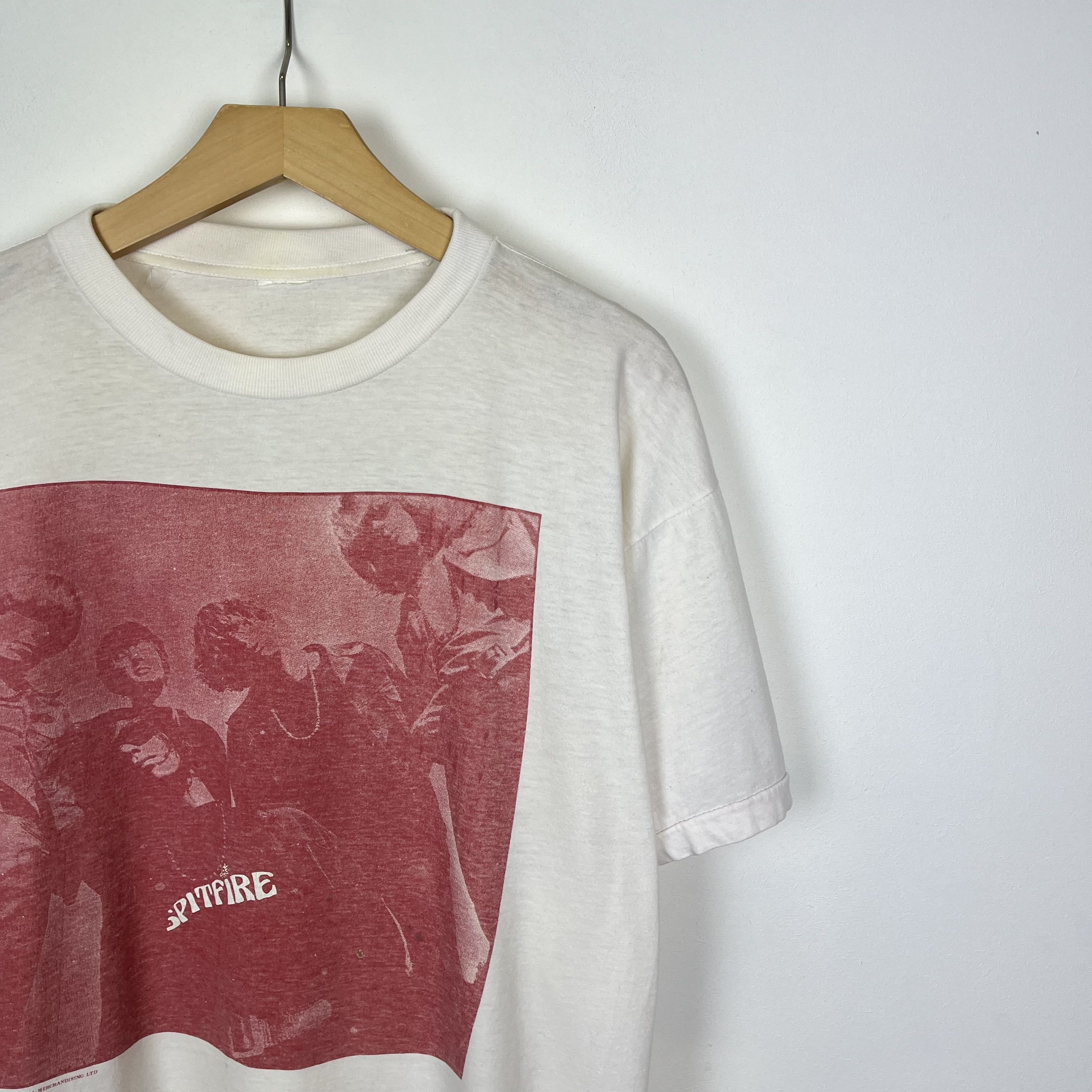 Band Tees Vintage Spitfire Boys UK Rock Band Tour T Shirt 1991 Size US M / EU 48-50 / 2 - 2 Thumbnail