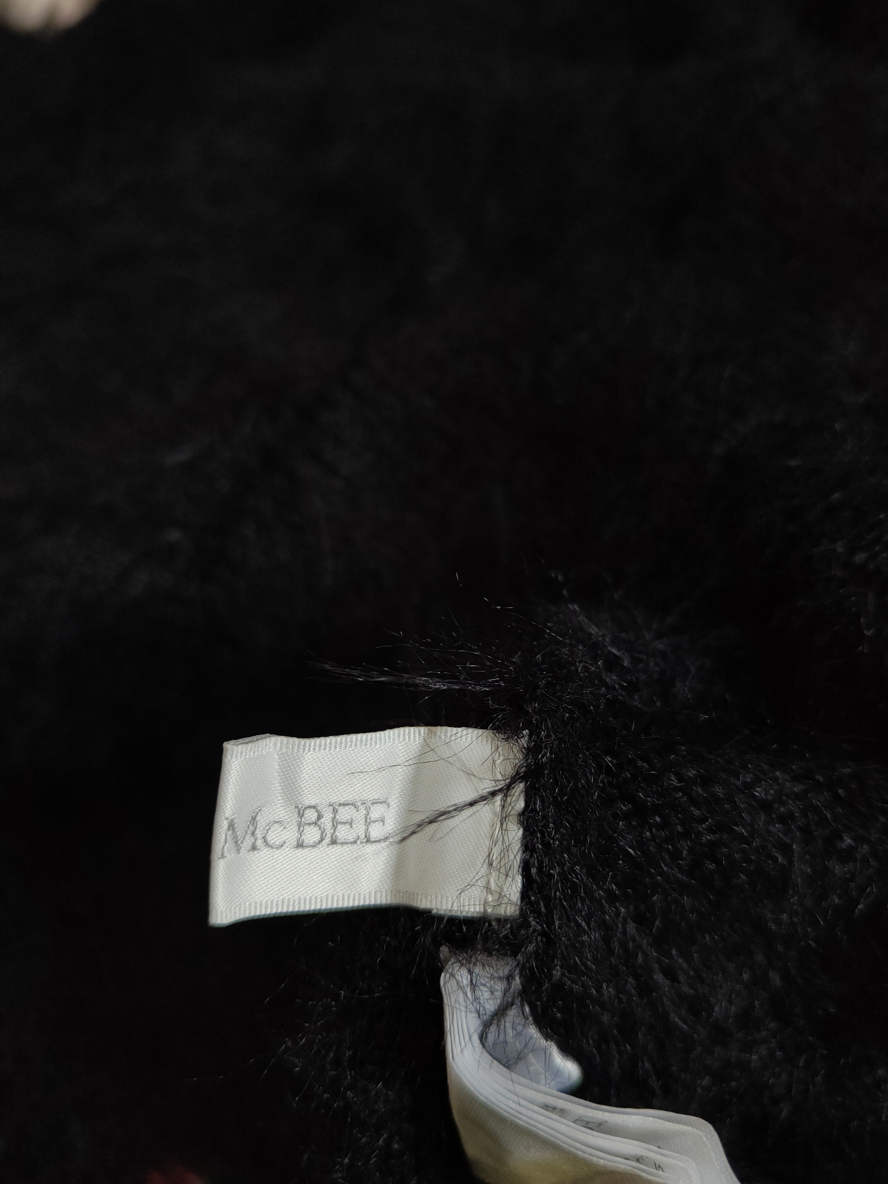 Japanese Brand × Vintage Cecil McBee Black Fur Mohair Knitwear Cardigan #S2073 Size M / US 6-8 / IT 42-44 - 13 Thumbnail