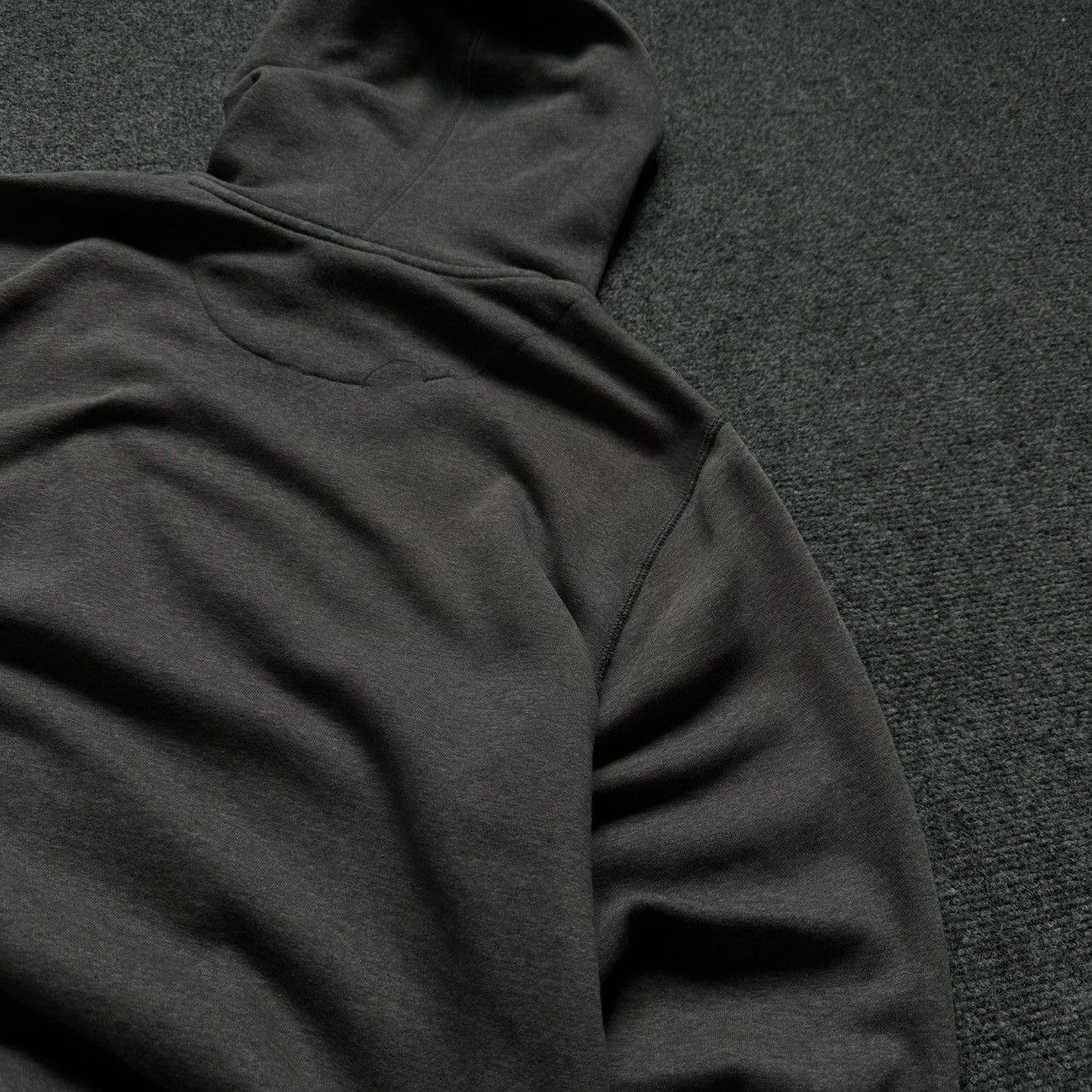 Nike VTG Japanese Style Dark Gray Hoodie Nike Size L Distressed Size US L / EU 52-54 / 3 - 13 Thumbnail