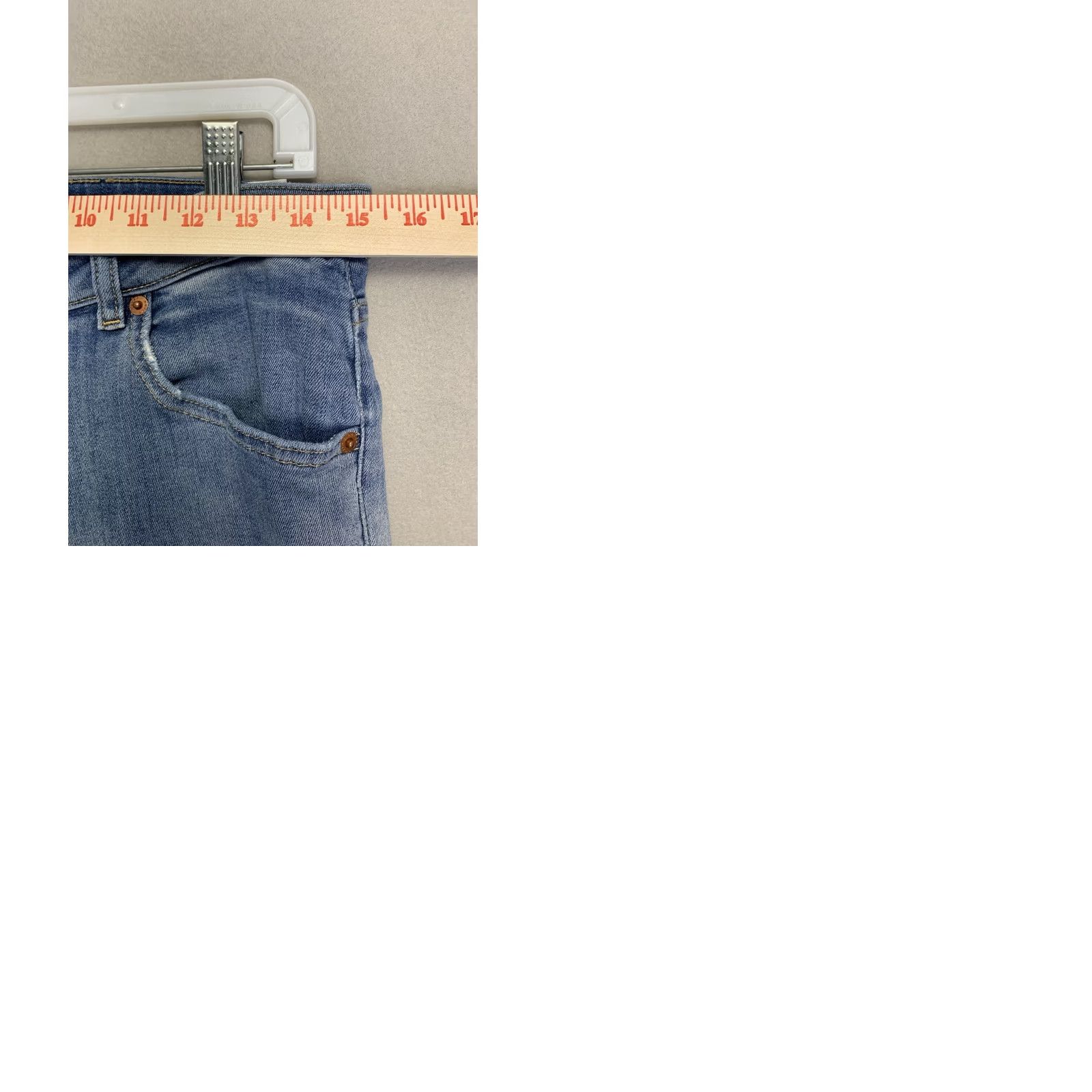DUER DUER Jeans Mens 29x28 Blue Performance Denim Y2K Dark Wash Regular Fit 5-Pocket Button Zip Size US 29 - 9 Thumbnail