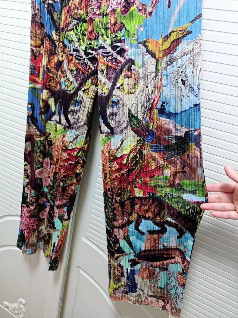 Issey Miyake Issey Miyake Animal series straight-leg pants Size 25" / US 0 / IT 36 - 4 Thumbnail