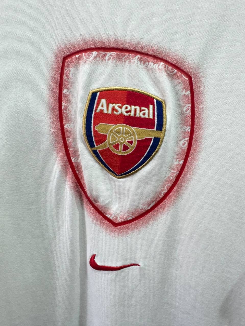 Nike × Vintage 2007-08 Arsenal Nike Vintage Cotton T-Shirt Size US XL / EU 56 / 4 - 2 Thumbnail