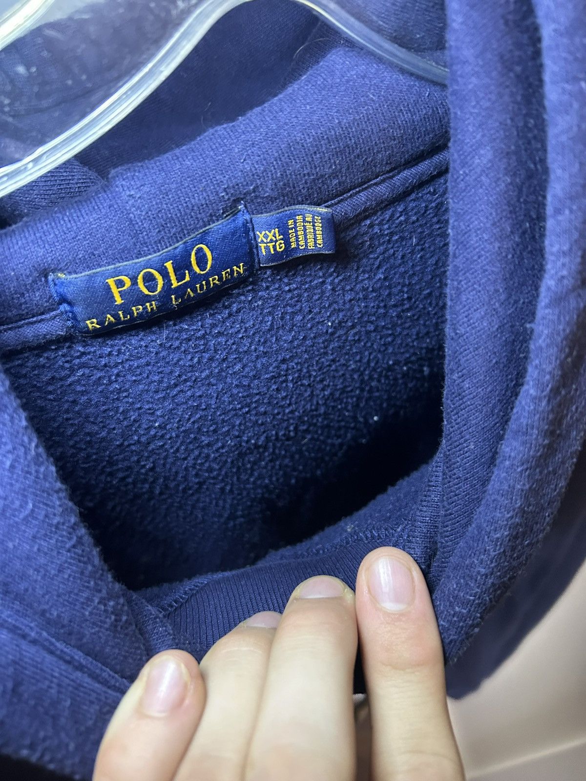 Polo Ralph Lauren Vintage Polo Ralph Lauren thick pullover hoodie Size US XL / EU 56 / 4 - 8 Thumbnail