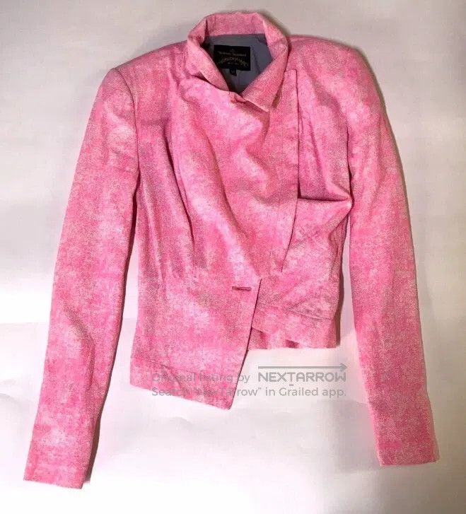 Vivienne Westwood Vivienne Westwood Pink variable jacket, transparent button Size XS / US 0-2 / IT 36-38 - 5 Thumbnail