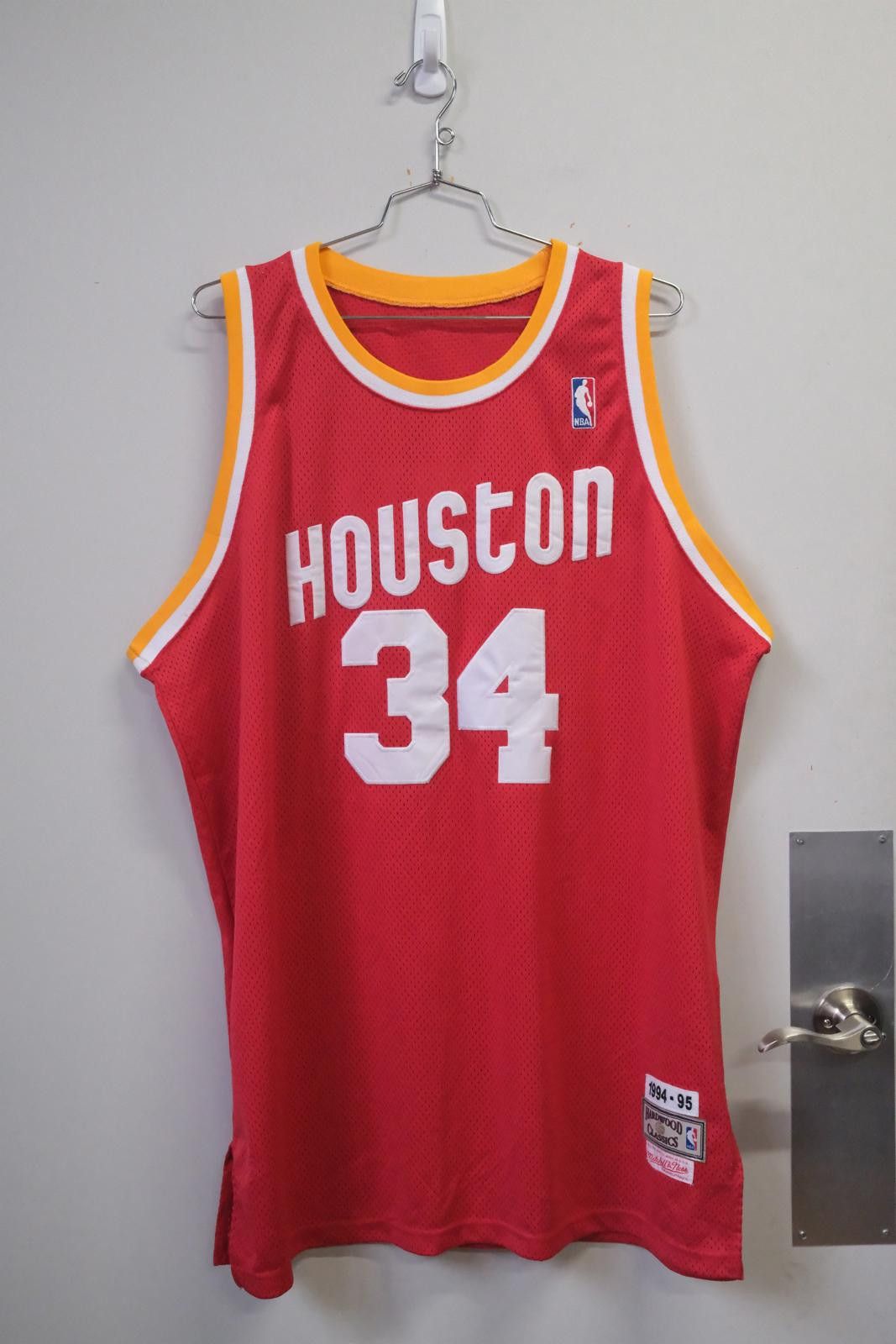 Mitchell & Ness Mitchell & Ness Houston Rocket Olajuwon 34 Basketball Jersey Size ONE SIZE - 1 Thumbnail