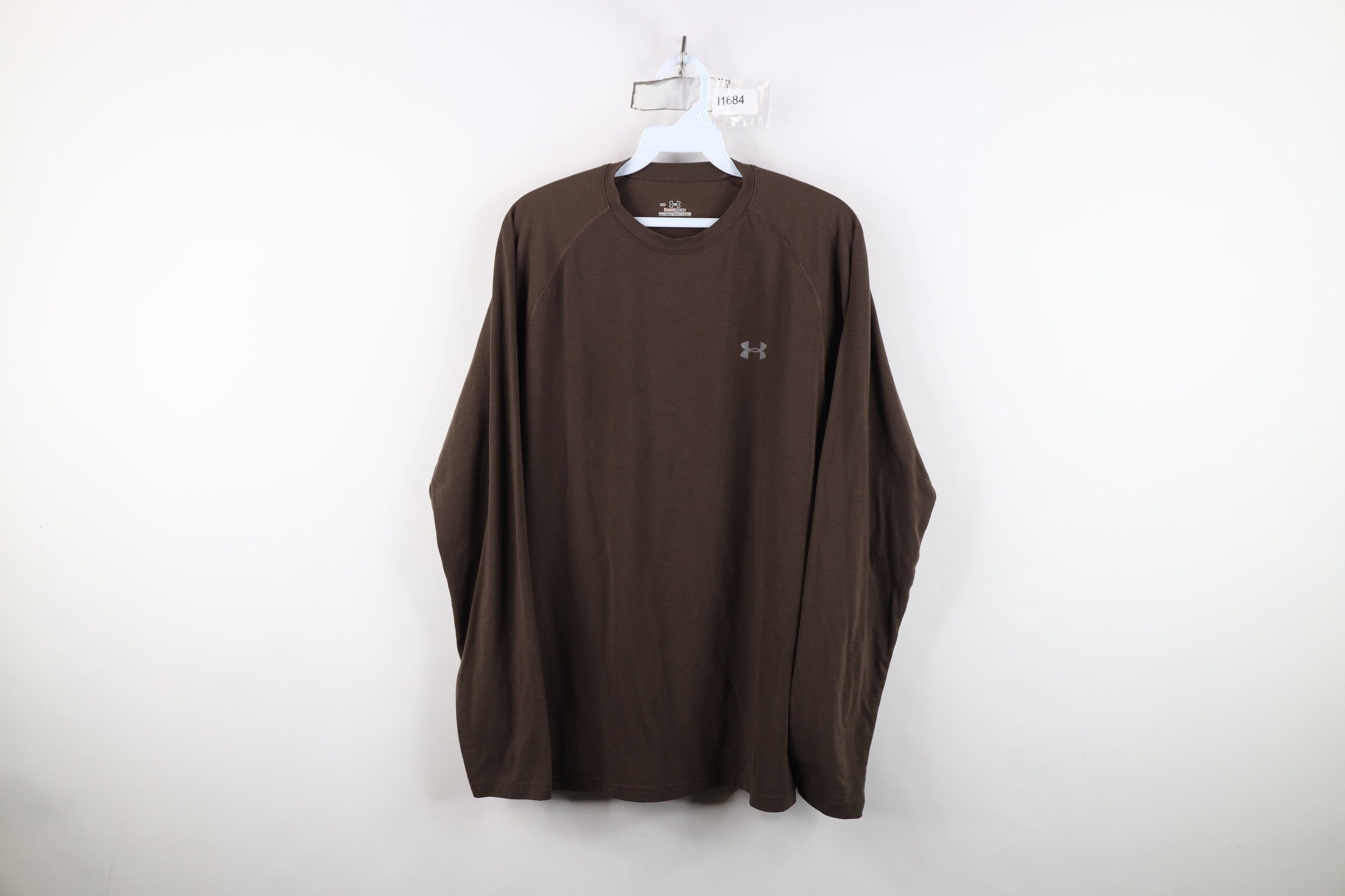 Under Armour Vintage Y2K Under Armour Tactical Long Sleeve T-Shirt Brown Size US S / EU 44-46 / 1 - 1 Thumbnail
