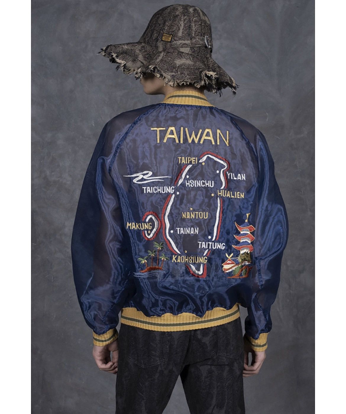 KAPITAL Sheer Pearl Souvenir Jacket
