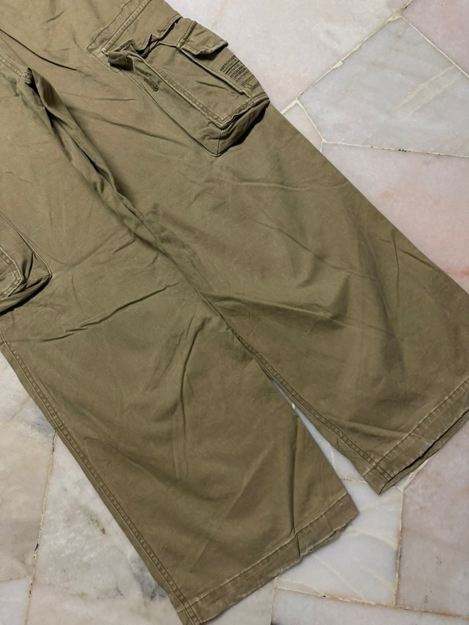 20471120 Baggy💥Vintage Abercrombie Tactical Cargo Big Pocket Distress Size US 32 / EU 48 - 24 Thumbnail