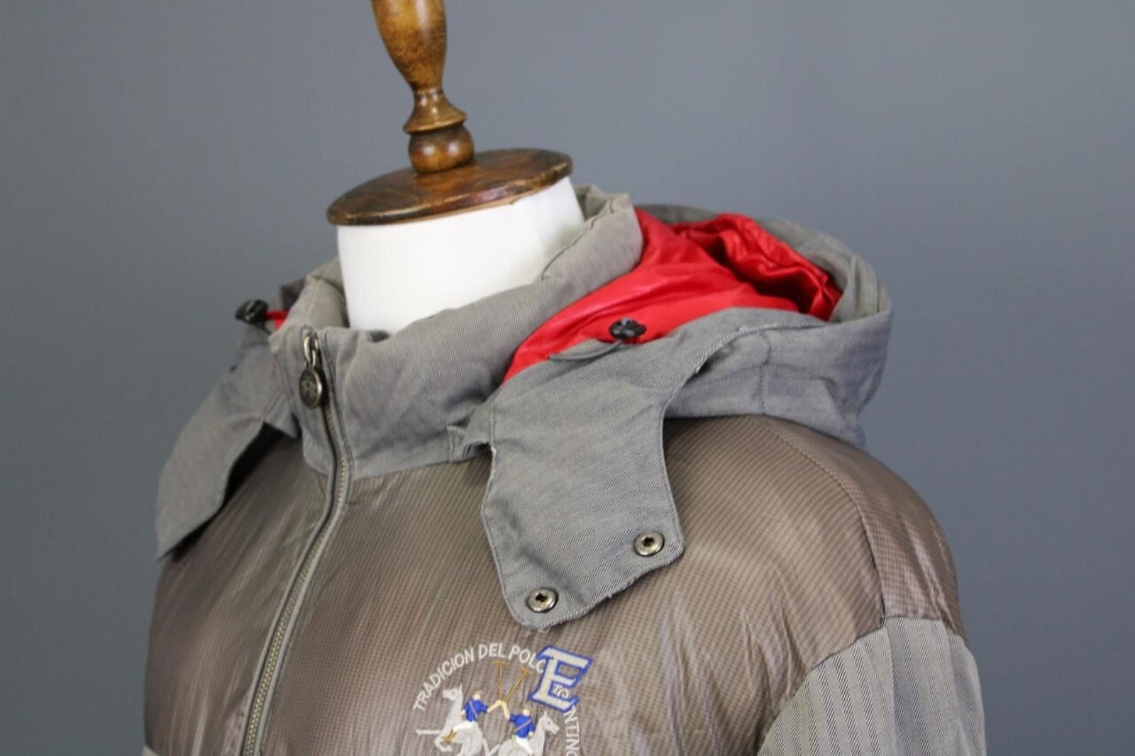 La Martina La Martina Argentina Puffer Hooded Gray Jacket Size XXXL Size US XXL / EU 58 / 5 - 10 Thumbnail