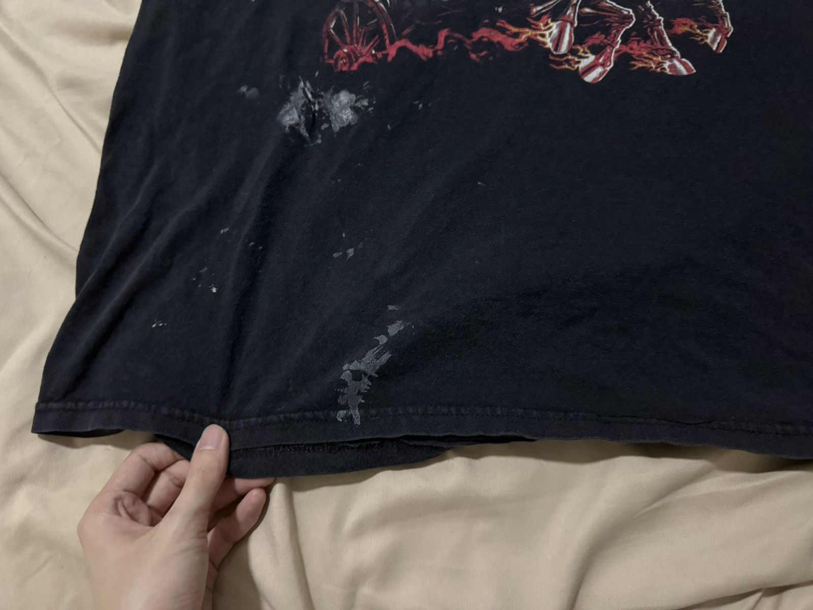 Band Tees Thrashed Rockstar Mayhem Festival 2011 Tour Shirt Sun Fade Size US XL / EU 56 / 4 - 4 Thumbnail