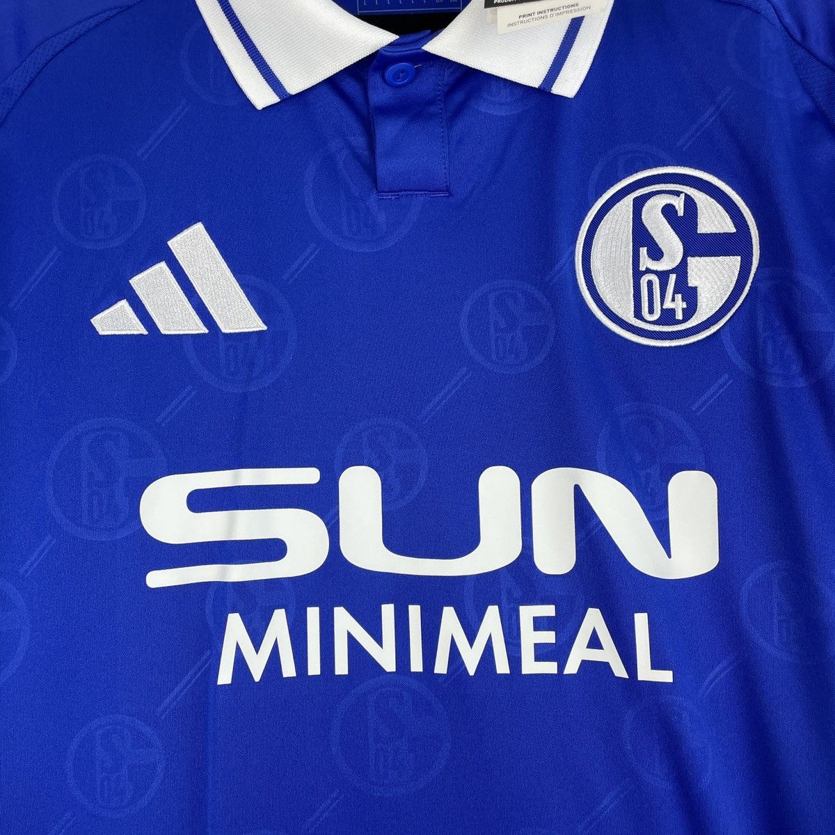 Adidas Schalke 04 Home Adidas Jersey Shirt 2024/2025 size L BNWT Size US L / EU 52-54 / 3 - 2 Thumbnail
