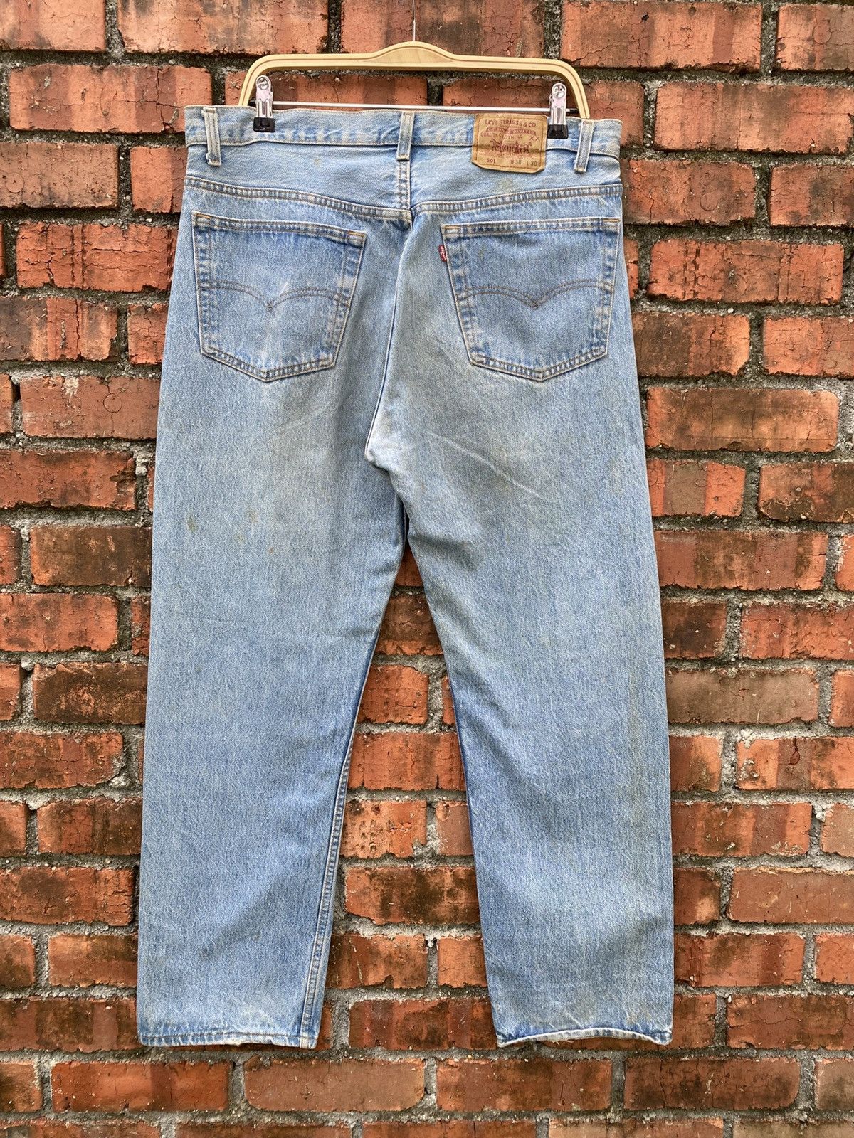 Levi's Vintage Clothing W39x30 Vintage levi's 501 made in USA Size US 39 - 2 Thumbnail