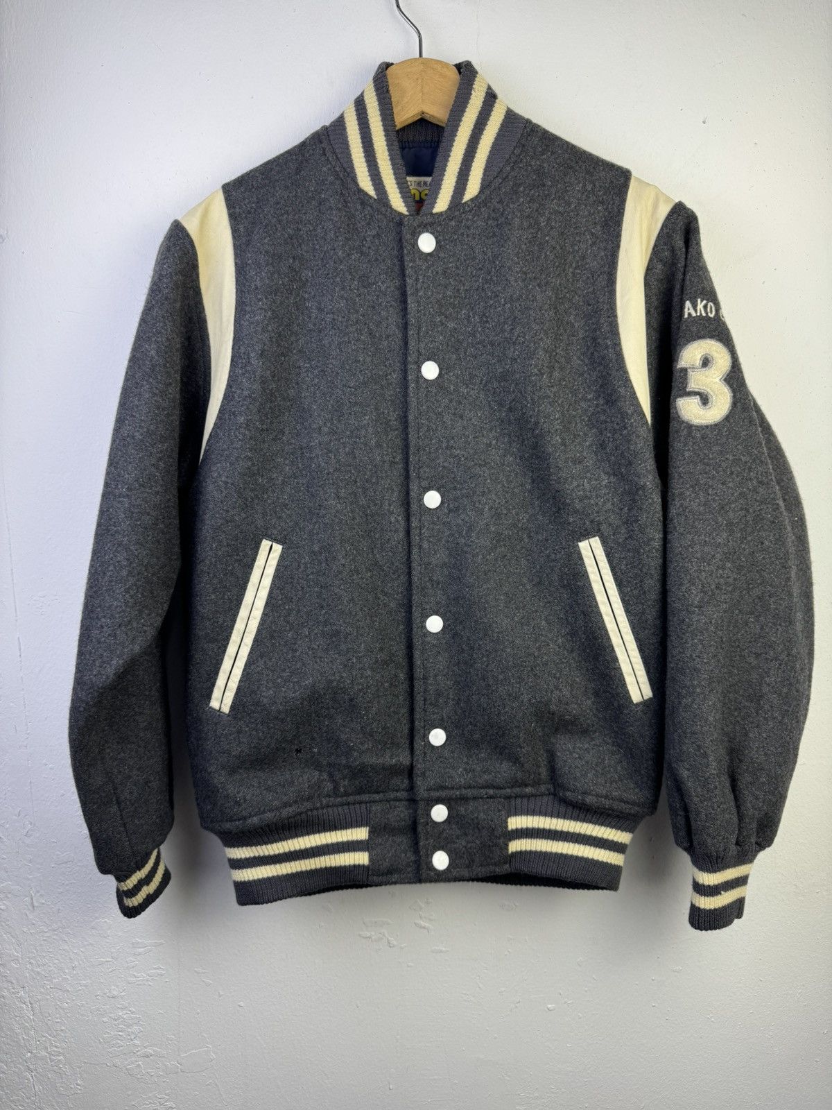Vintage Vintage 90s Masako Club Uncle Bov Varsity Jacket Snap Size US M / EU 48-50 / 2 - 1 Thumbnail