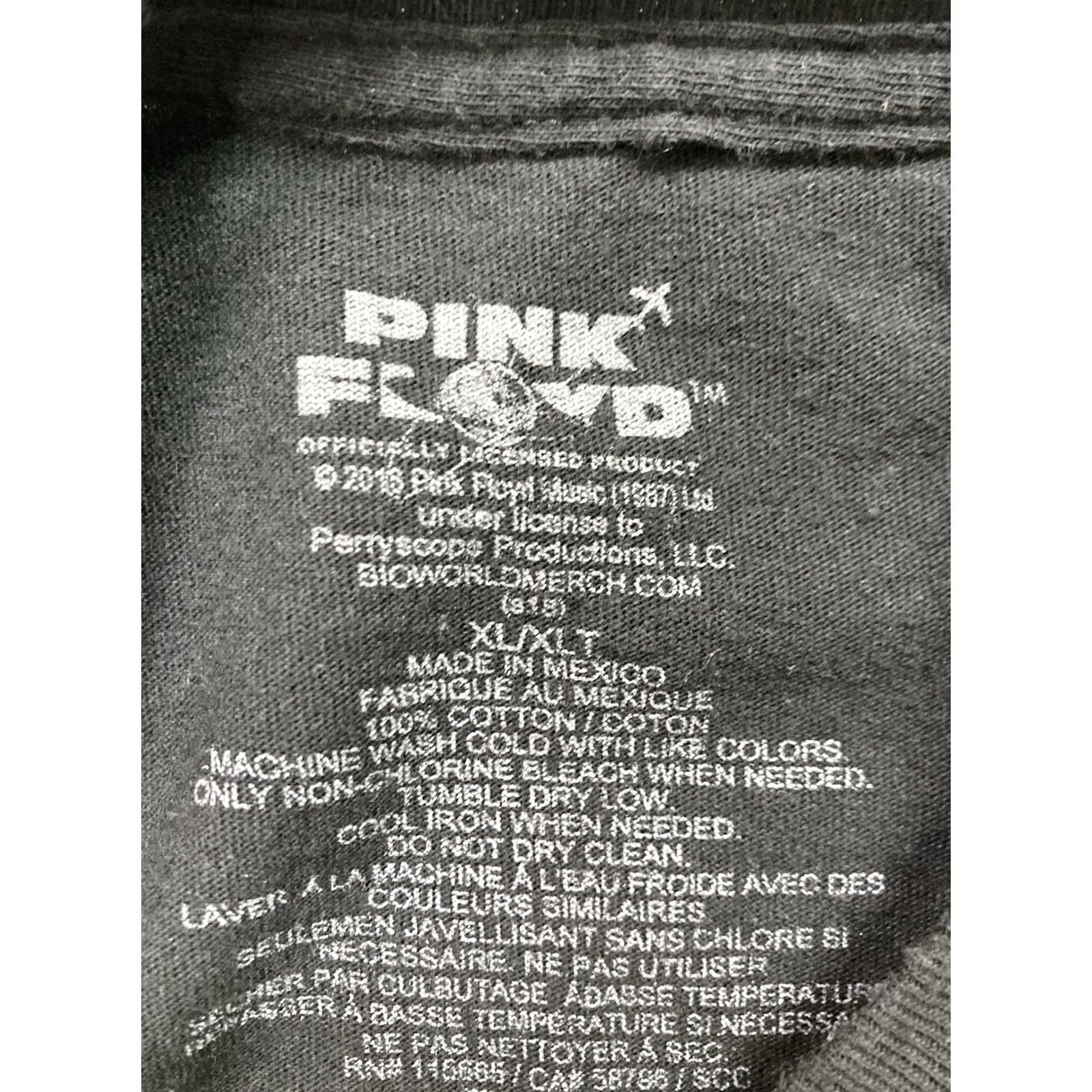 Vintage VINTAGE Pink Floyd Shirt Men XL Black Short Sleeve Graphic Print Band Music Retro All Seasons Mens Size US XL / EU 56 / 4 - 4 Thumbnail