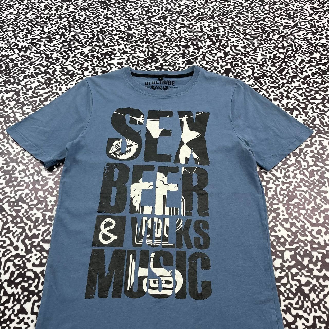 Vintage Vintage Y2K Humor Sex Beer Volks Music Art 90s Style T-shirt Size US S / EU 44-46 / 1 - 6 Thumbnail