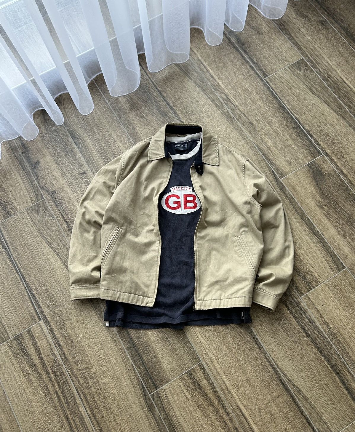 Hackett × Vintage Vintage Hackett Big logo GB 🇬🇧 sweatshirt mens Size US L / EU 52-54 / 3 - 2 Thumbnail