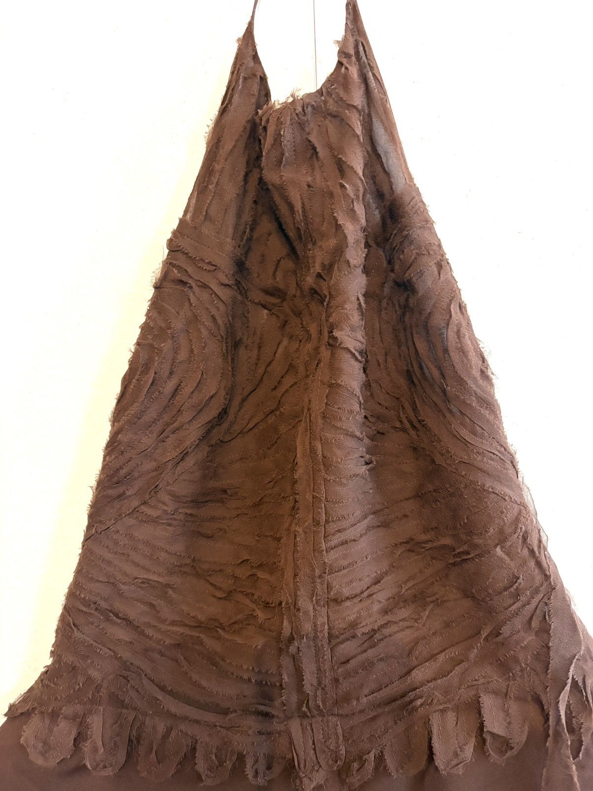 Alberta Ferretti Philosophy by Alberta Ferretti Silk Georgette Dress raw edge Size XS / US 0-2 / IT 36-38 - 2 Thumbnail