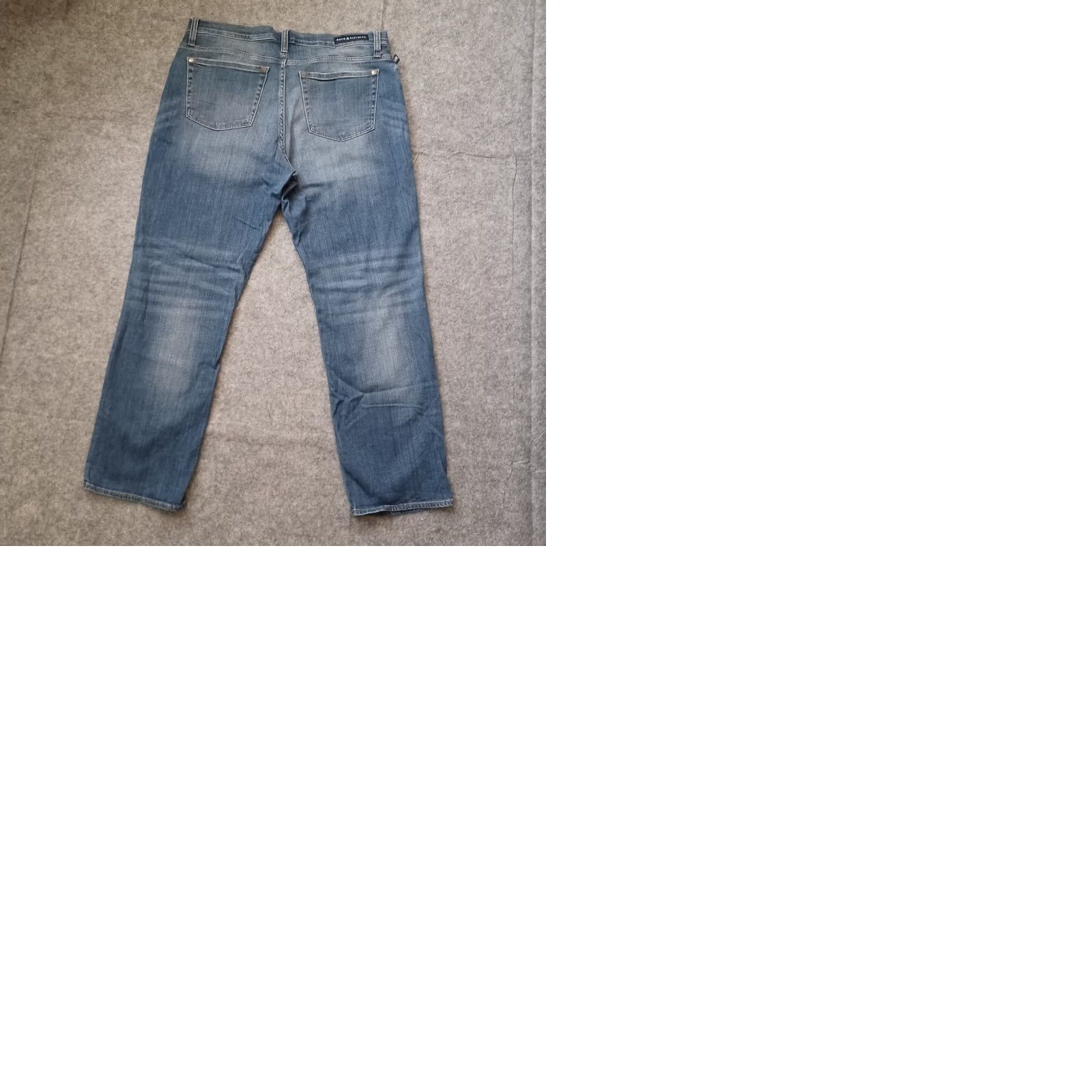 Vintage Rock & Republic Jeans 16 M Blue Indee Straight Distressed Logo Stud Pocket Denim Jeans Size 38" / US 16 / IT 52 - 9 Thumbnail