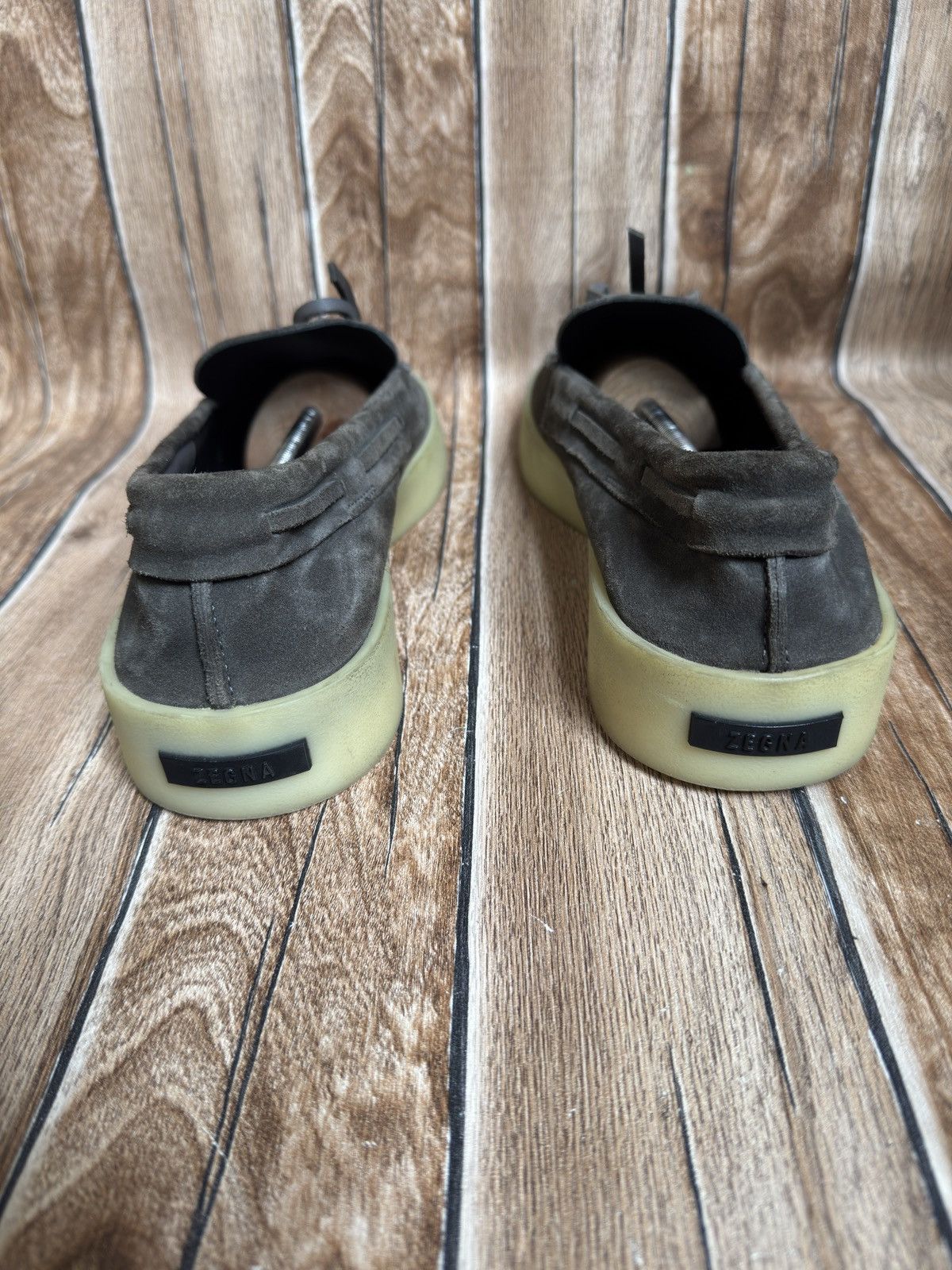 Ermenegildo Zegna lucci jl suede loafers Size US 9.5 / EU 42-43 - 10 Thumbnail