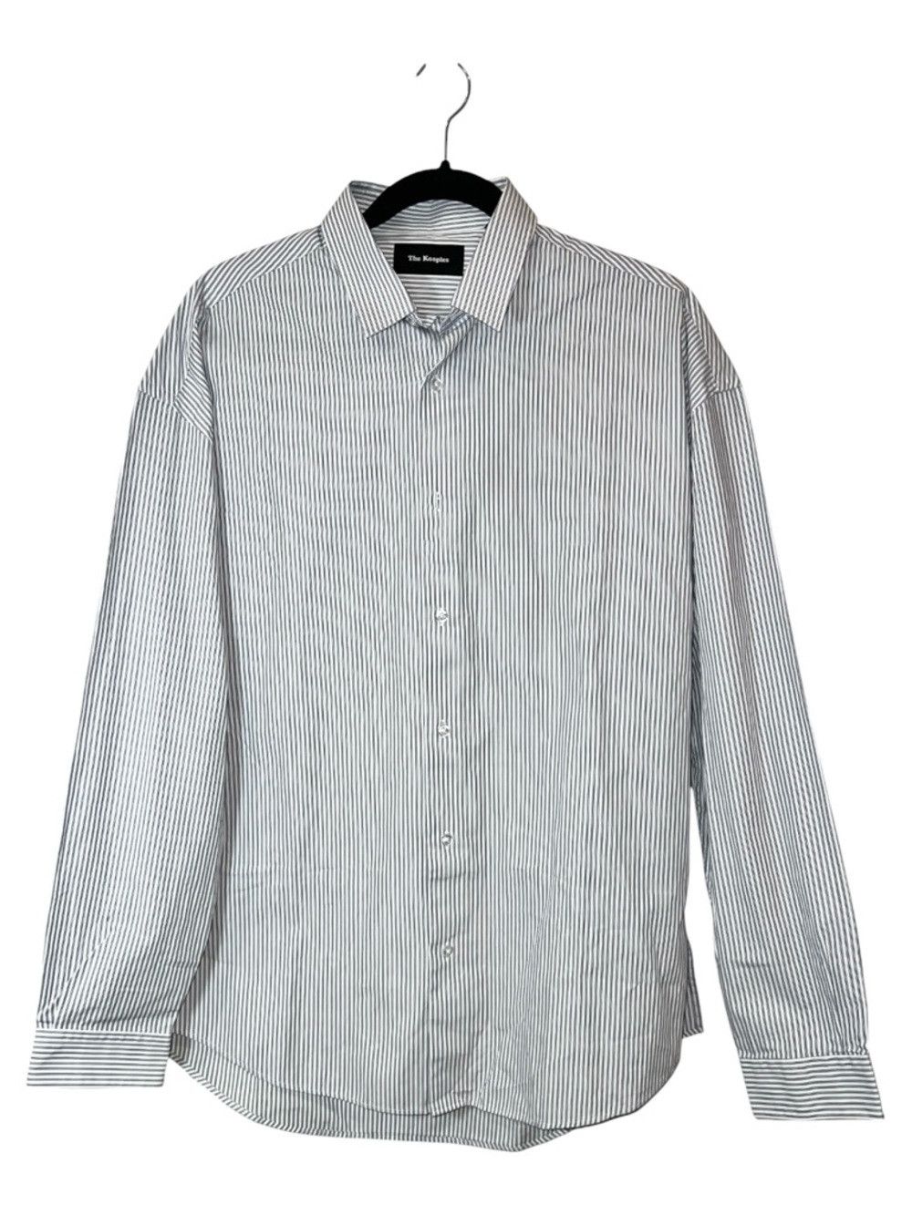 The Kooples The Kooples Oversized Striped Shirt White Blue NWT Size 1 S Size US S / EU 44-46 / 1 - 2 Thumbnail