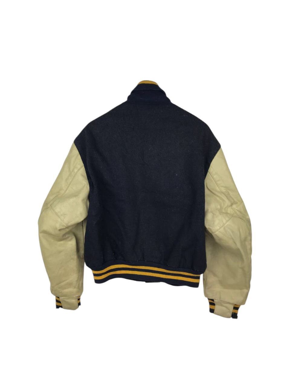 Golden Bear × Vintage Golden Bear Vintage Varsity Jacket Plain Design Size US XL / EU 56 / 4 - 7 Thumbnail