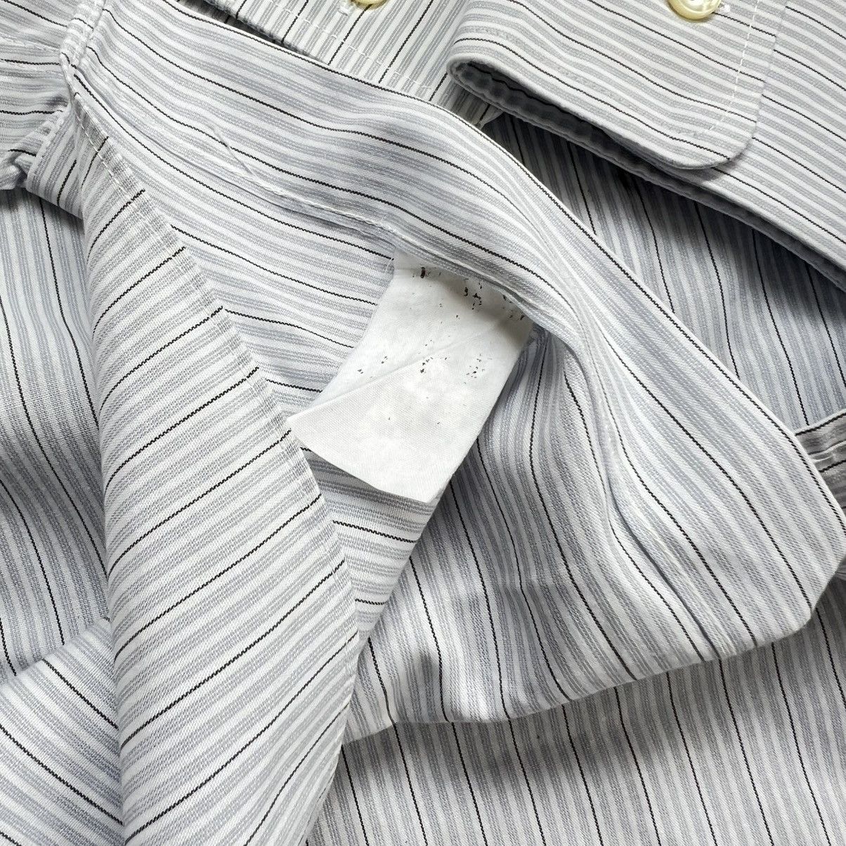 Issey Miyake Vintage 90s Issey Miyake Vertical Stripe Long Sleeve Shirt Size US L / EU 52-54 / 3 - 7 Thumbnail